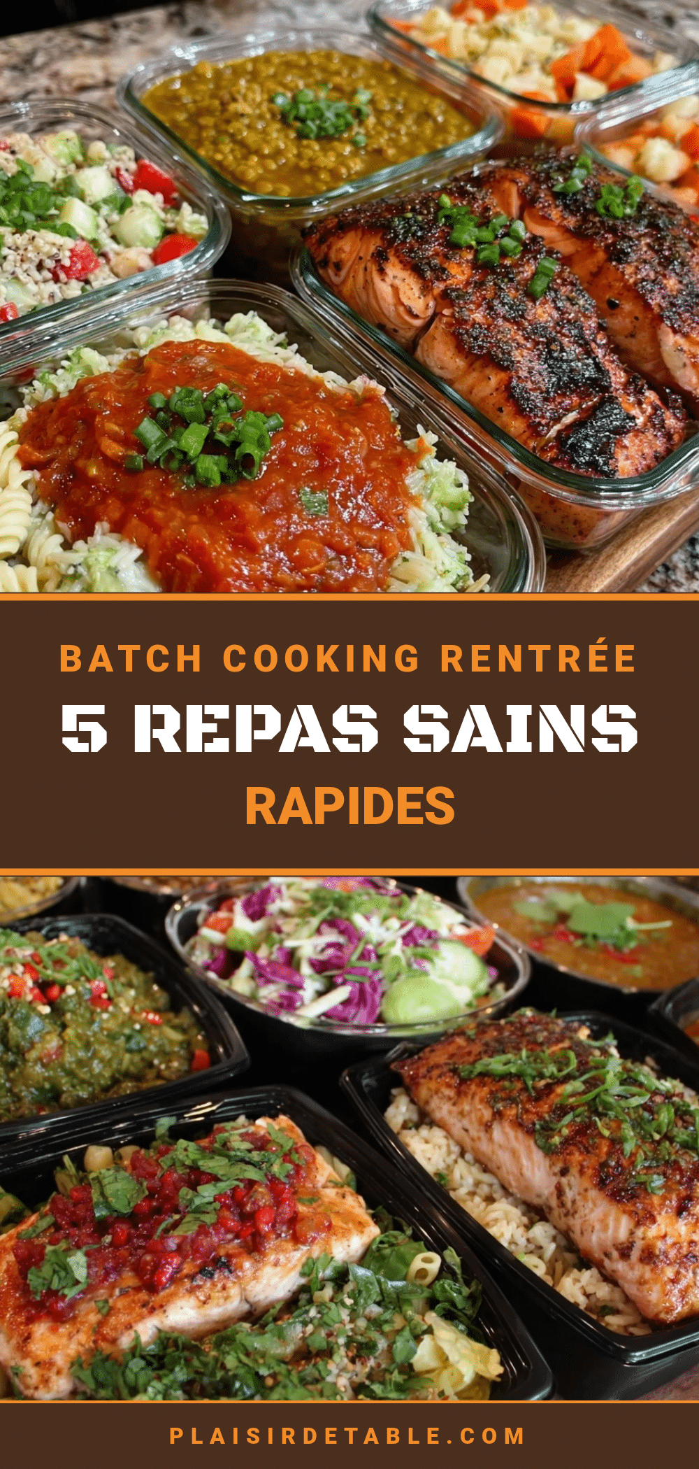 batch cooking rentrée recipe