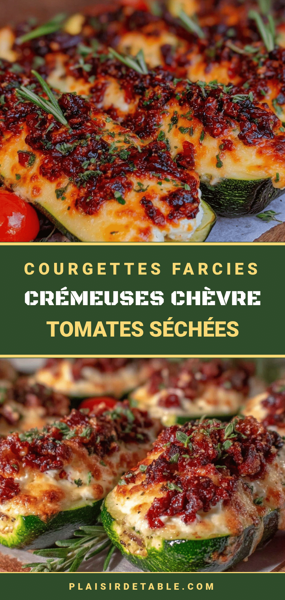 courgettes farcies au chèvre recipe
