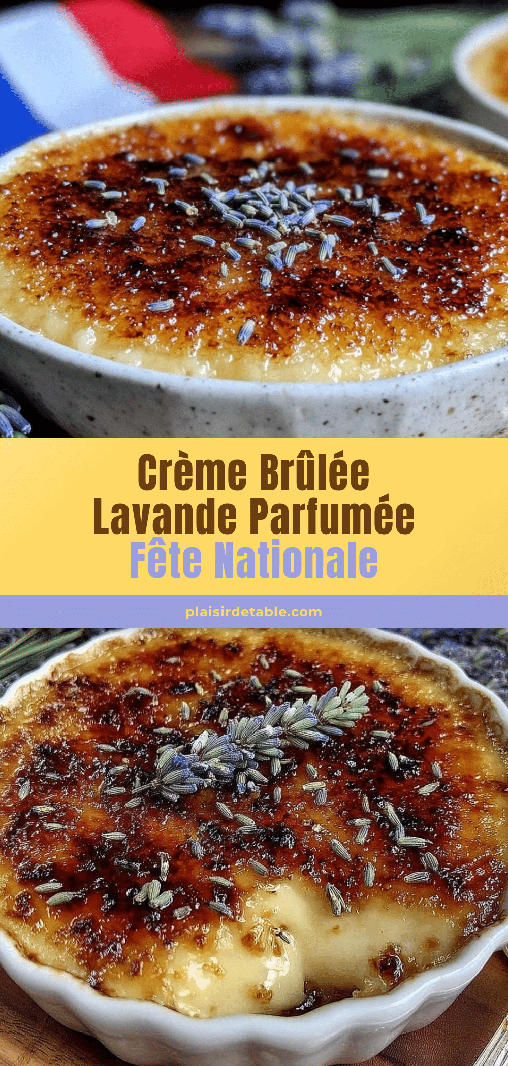 crème brûlée à la lavande recipe