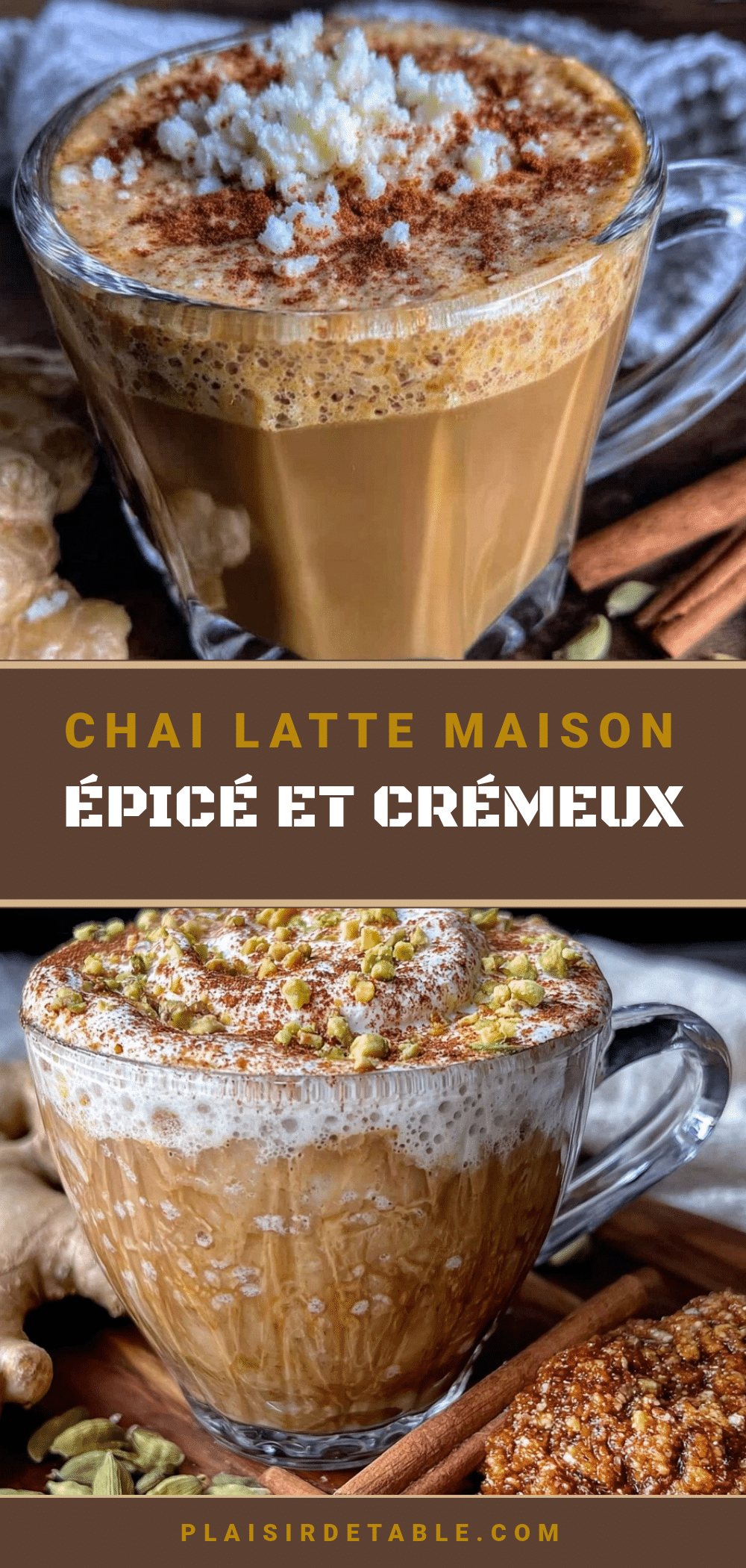 crémeux chai latte maison recipe