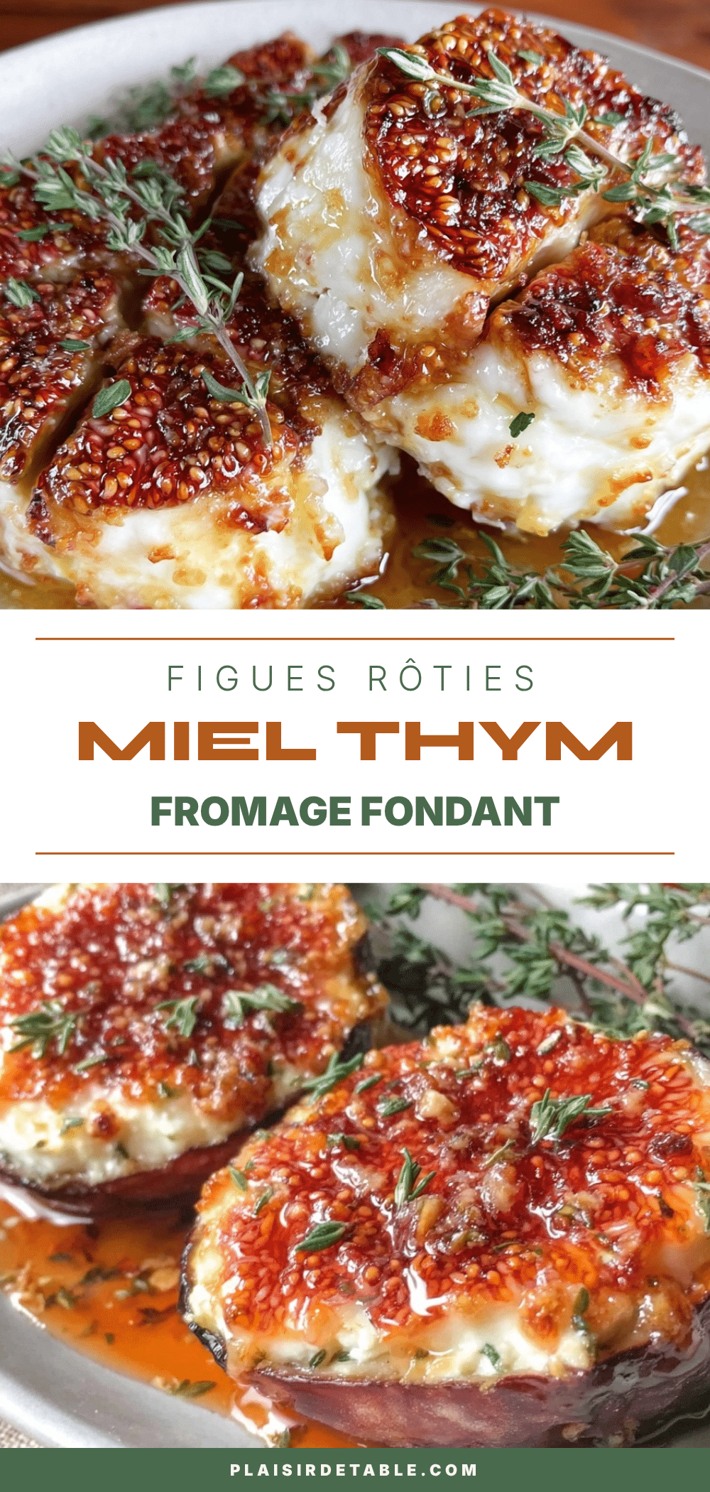 figues rôties au four au miel thym et fromage de chèvre recipe