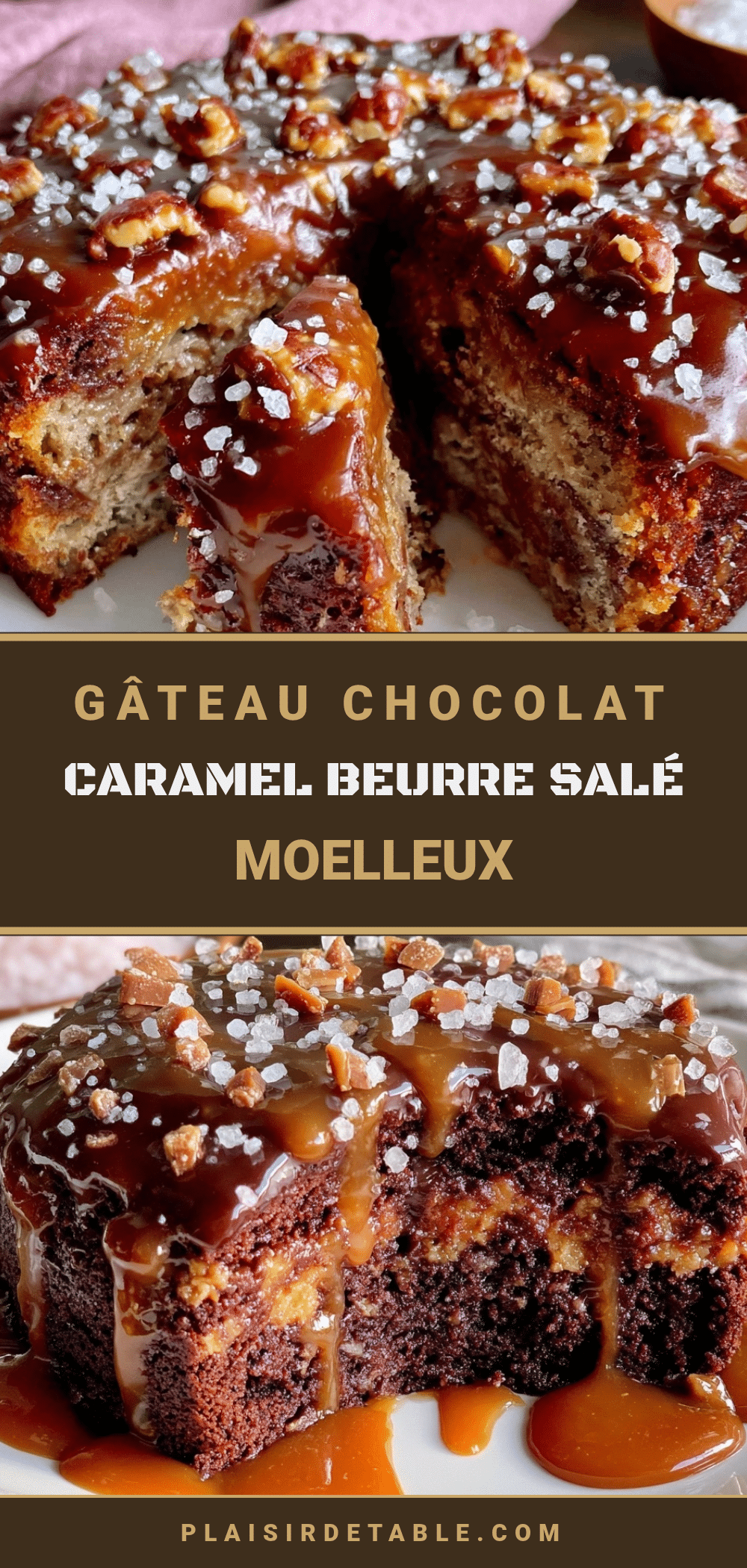 gâteau anniversaire chocolat caramel beurre salé recipe