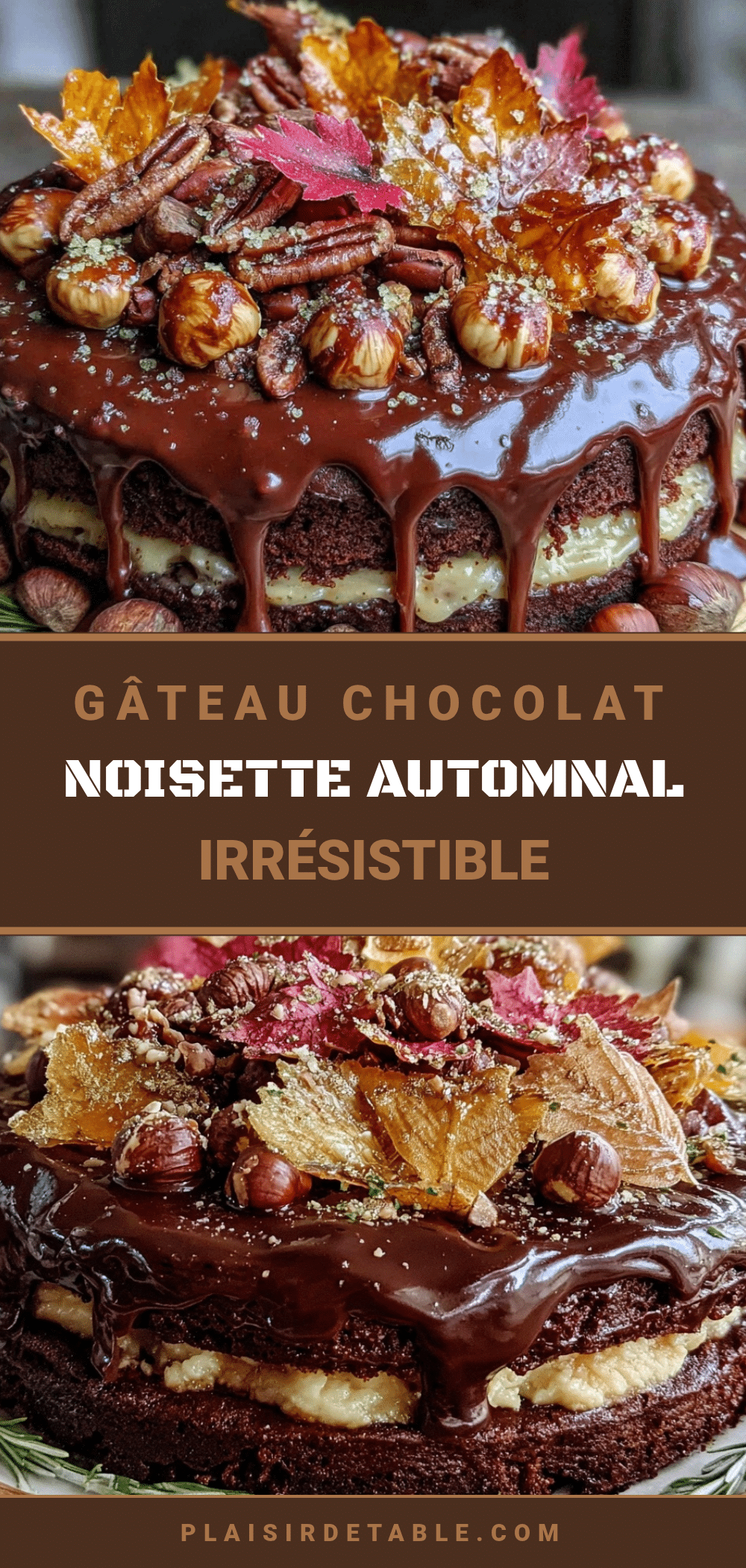 gâteau anniversaire chocolat noisette recipe