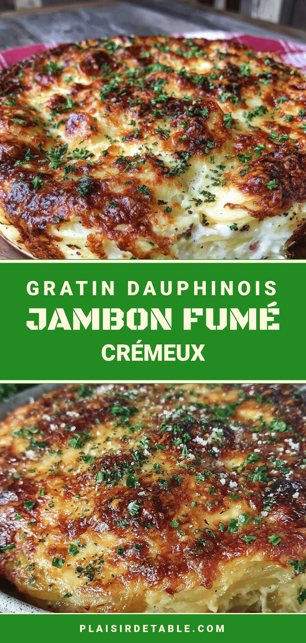 gratin dauphinois jambon fumé recipe
