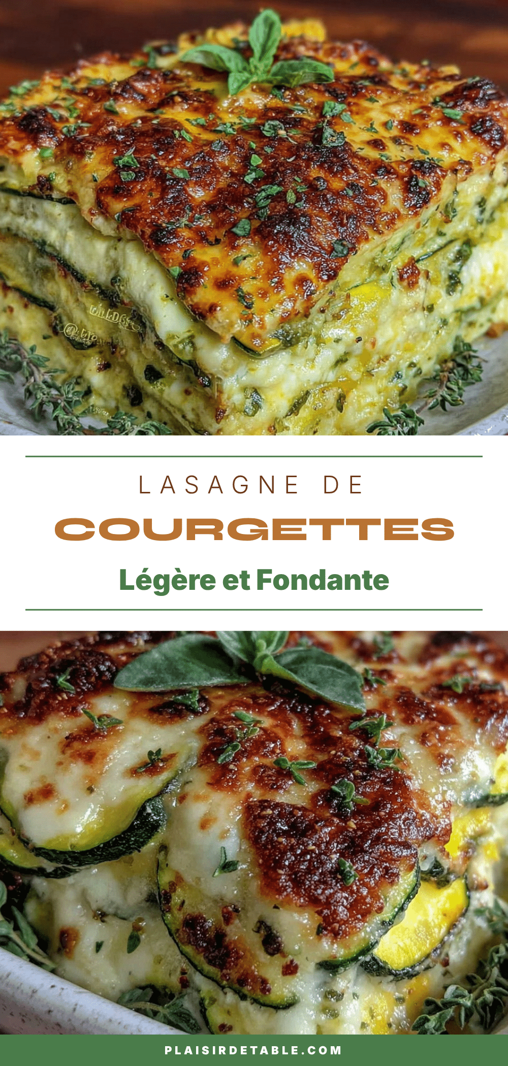 lasagne de courgettes au four recipe