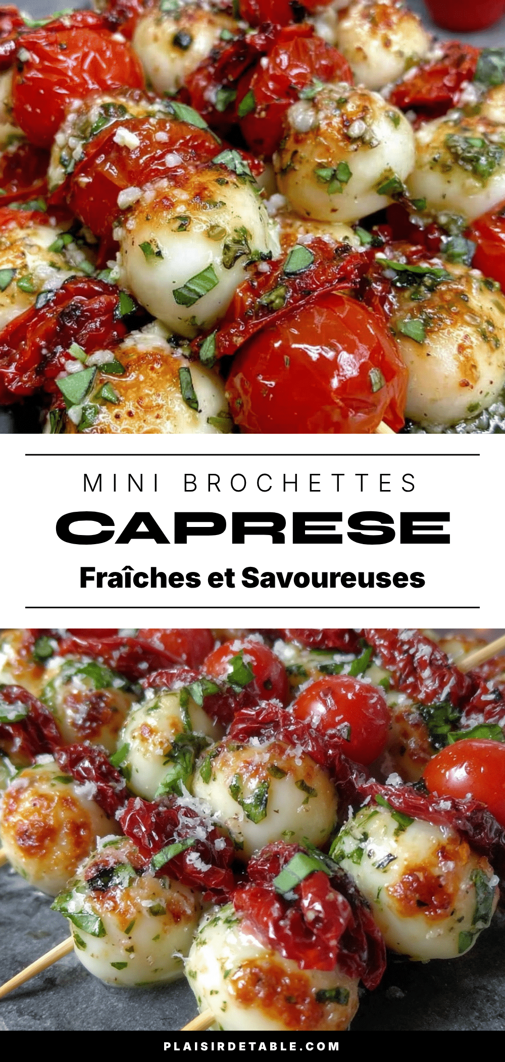 mini brochettes caprese mozzarella basilic recipe