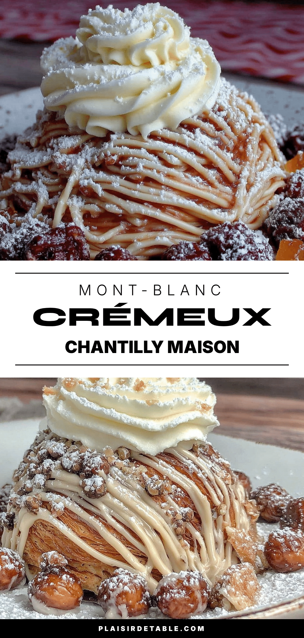 parfait Mont-Blanc revisité recipe