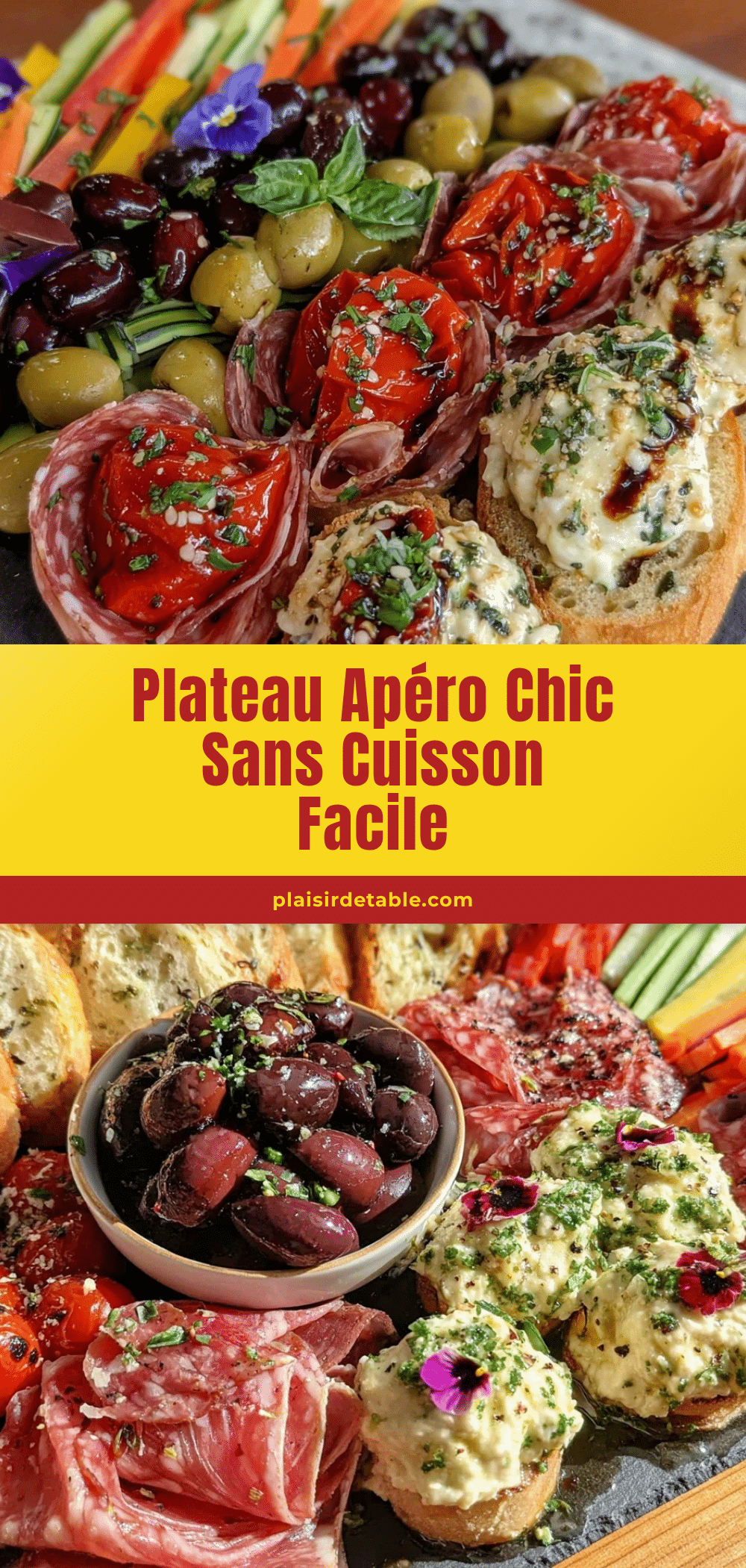 plateau apéro dinatoire chic sans cuisson recipe