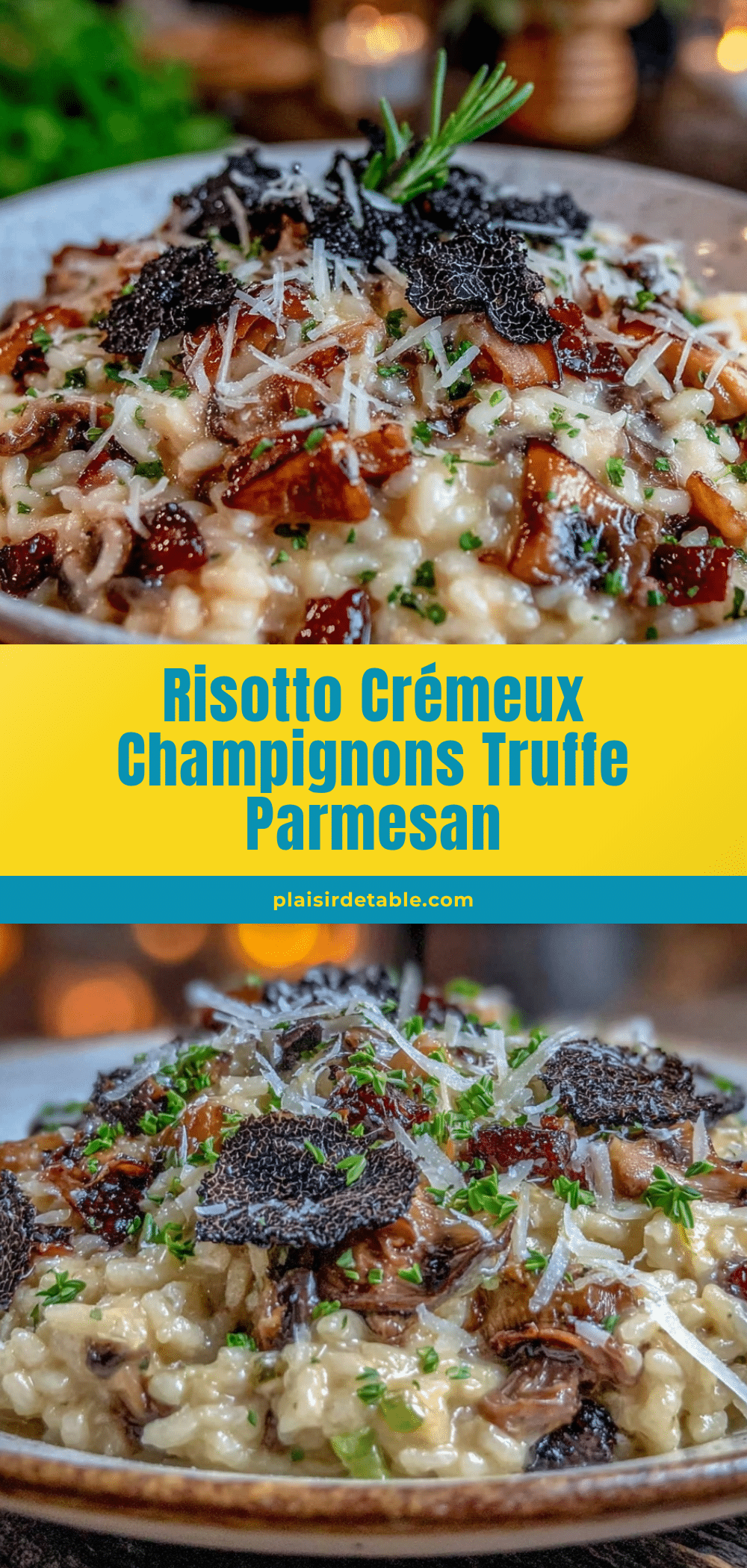 risotto aux champignons sauvages recipe