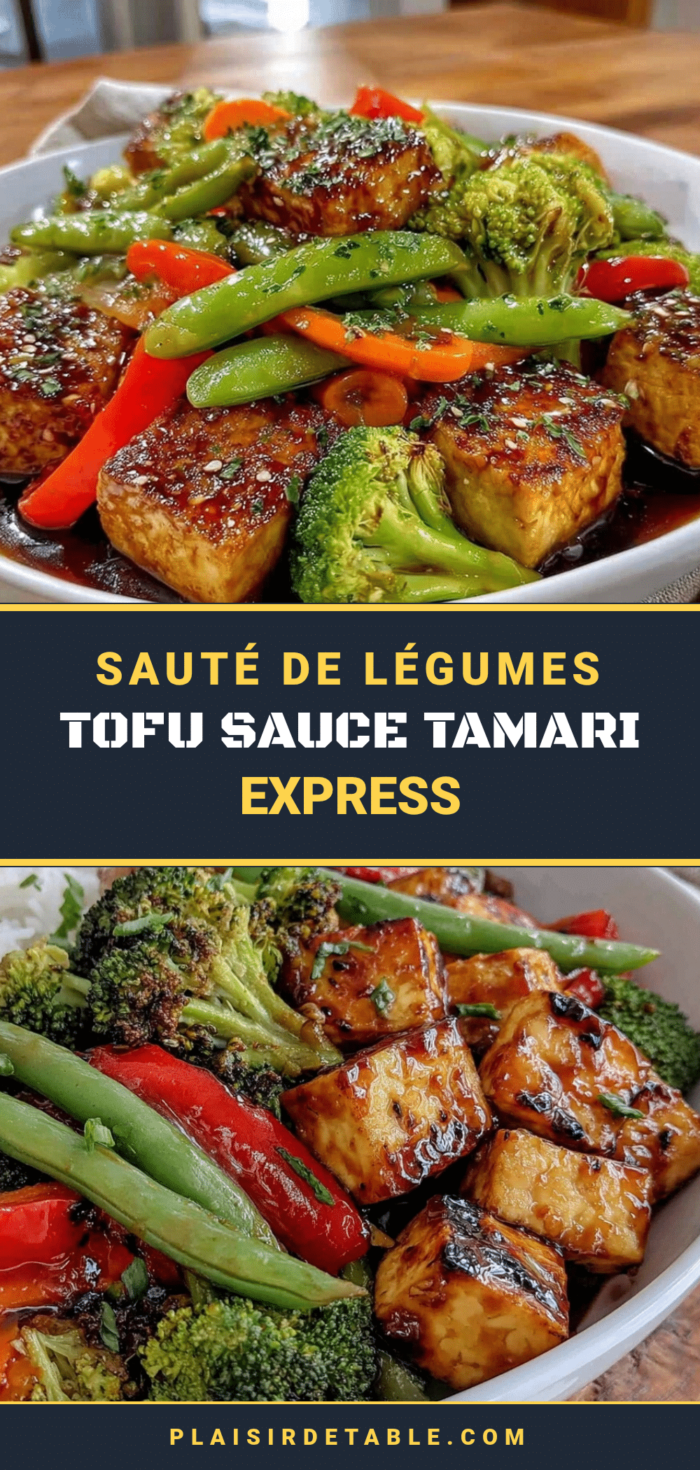 sauté de légumes et tofu à la sauce tamari recipe