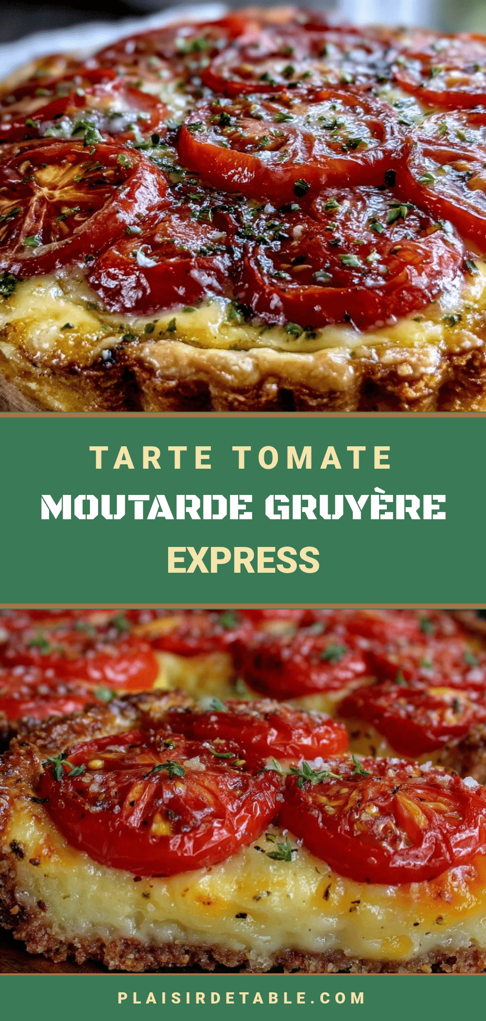 tarte à la tomate moutarde gruyère recipe