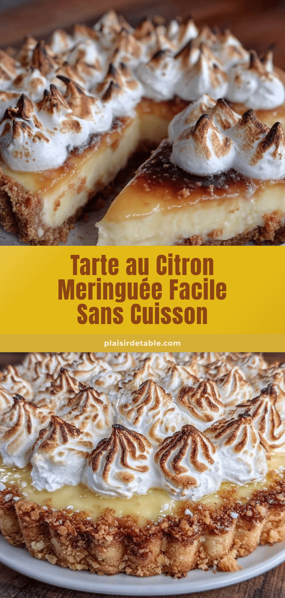 tarte au citron meringuée sans cuisson recipe