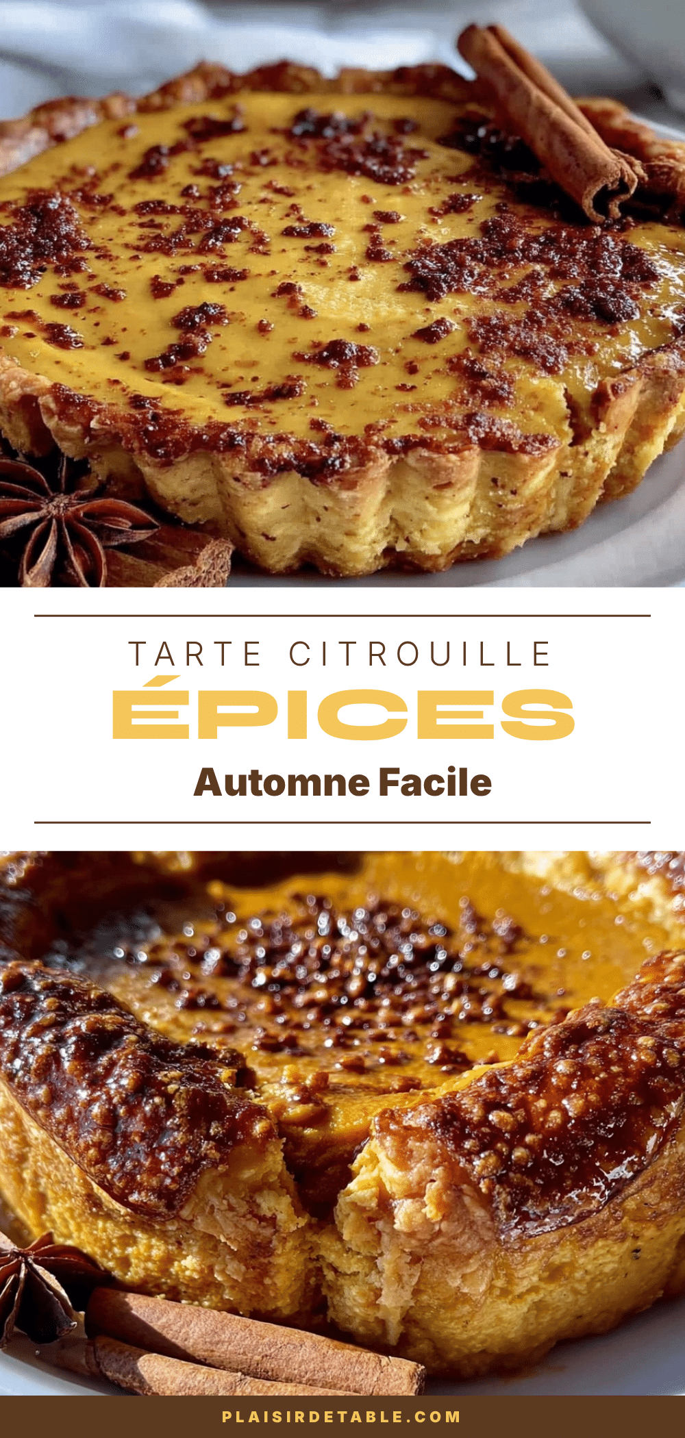 tarte citrouille aux épices d’automne recipe