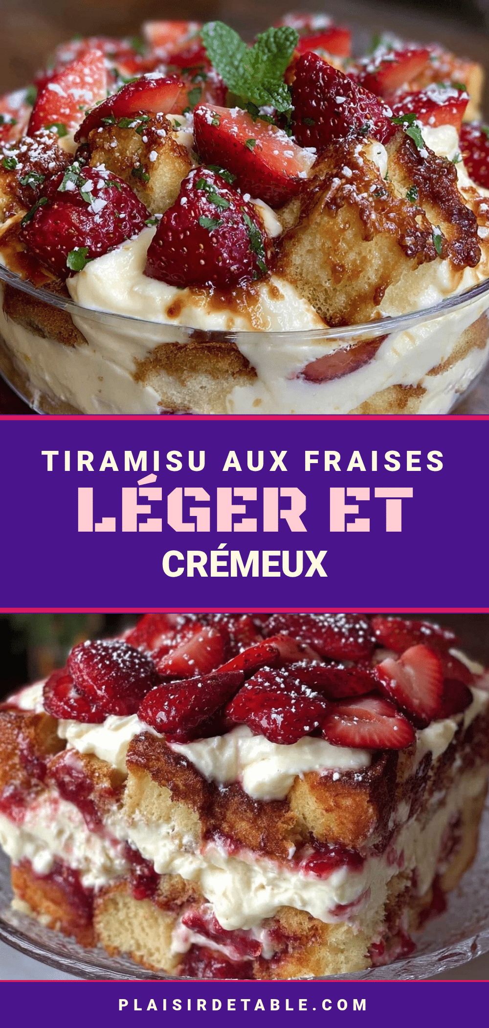 tiramisu aux fraises et mascarpone recipe