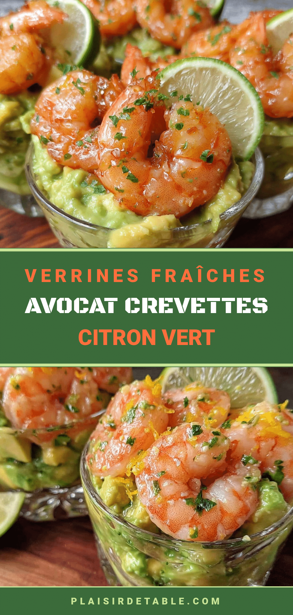 verrines avocat crevettes citron vert sans cuisson recipe