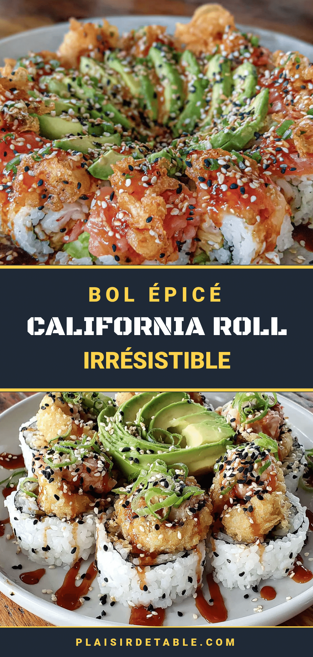 bol épicé california roll recipe