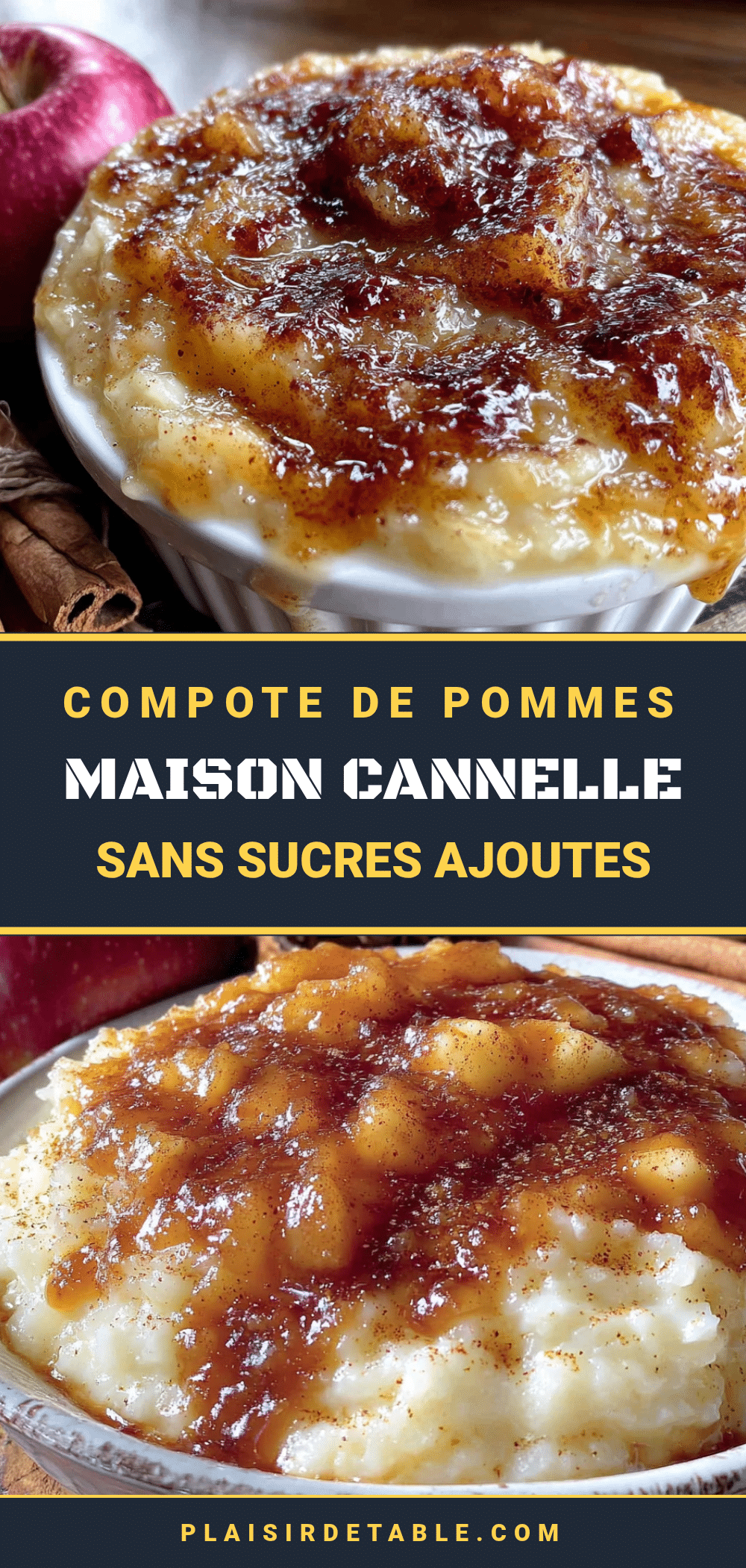 compote de pommes maison sans sucres ajoutés recipe