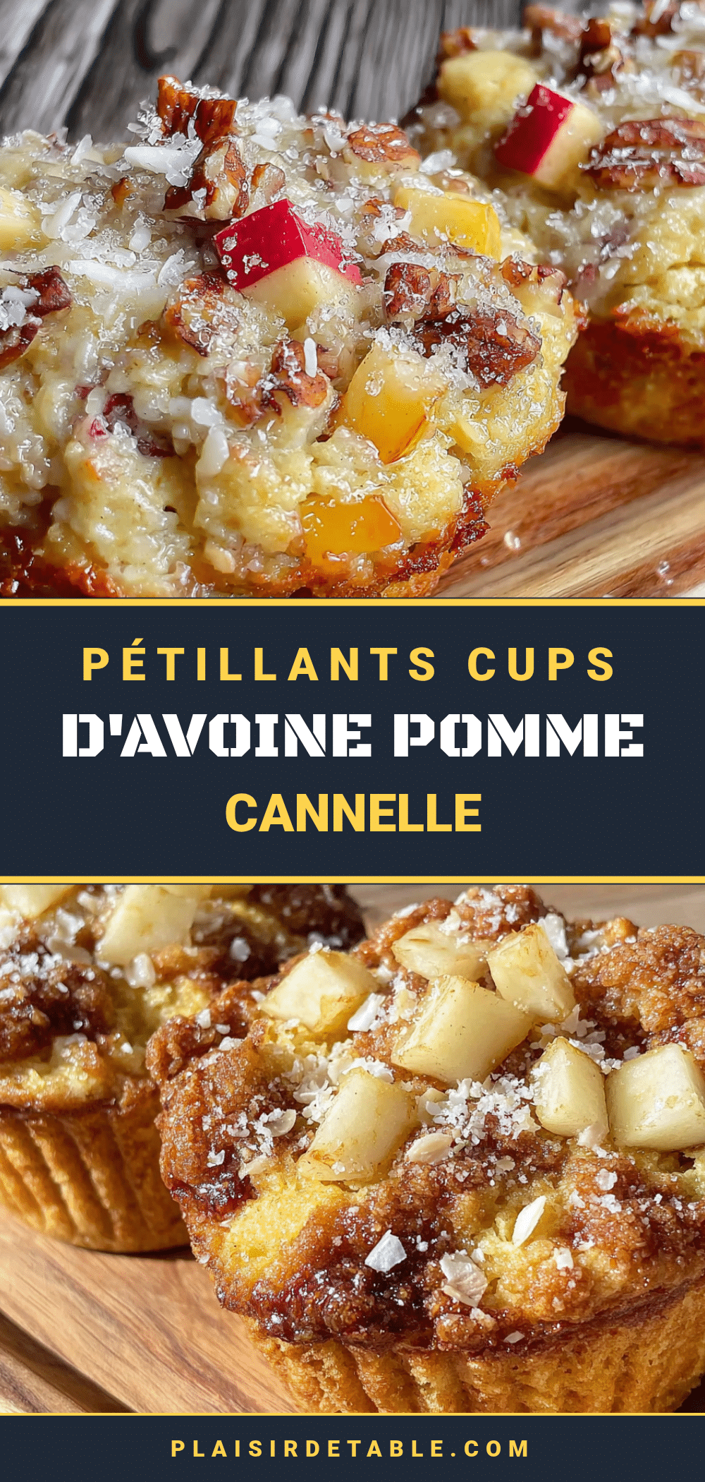 cups davoine pomme cannelle au four recipe