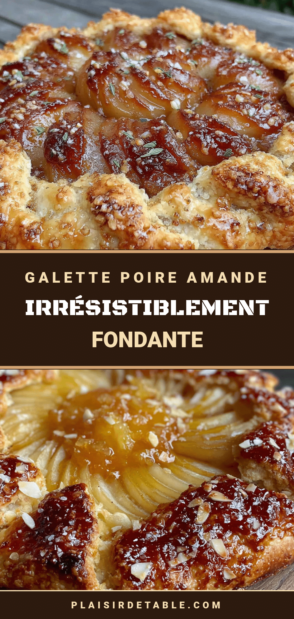 galette poire amande fondante recipe