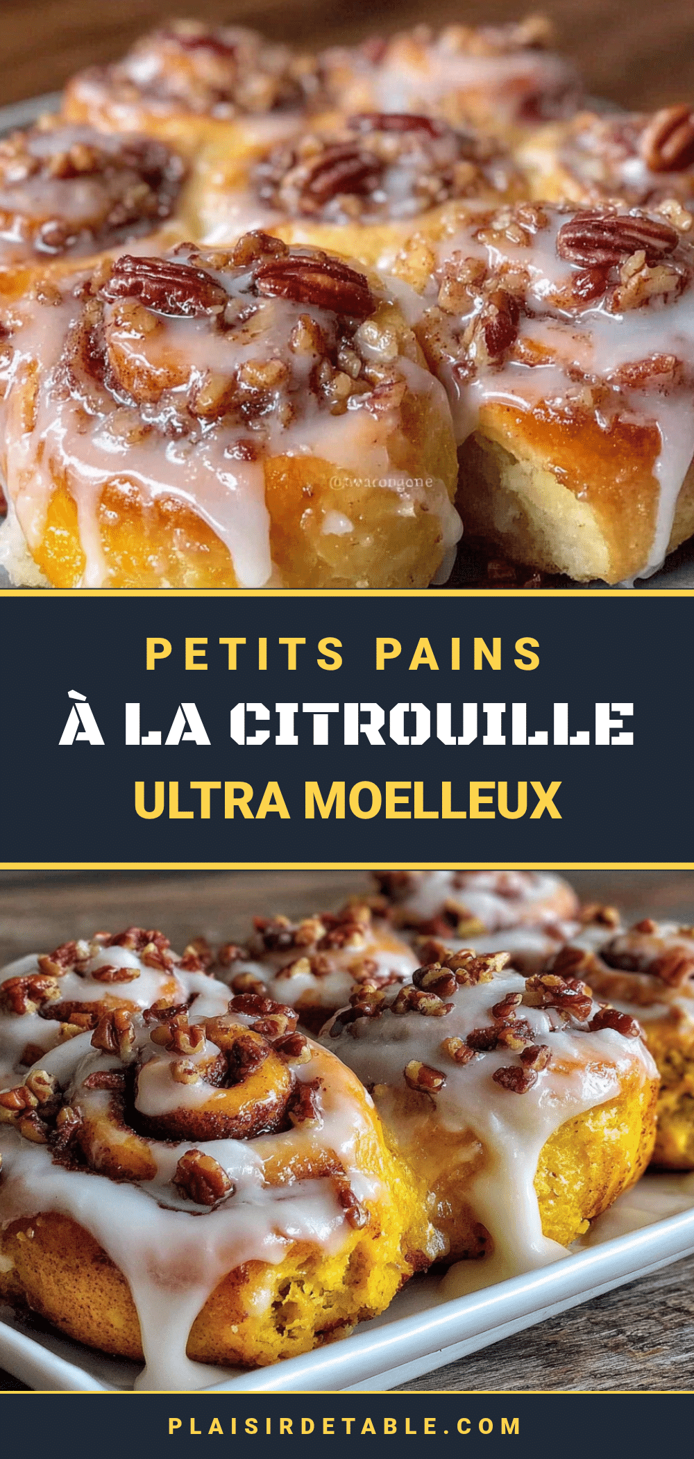 petits pains à la citrouille et cannelle recipe