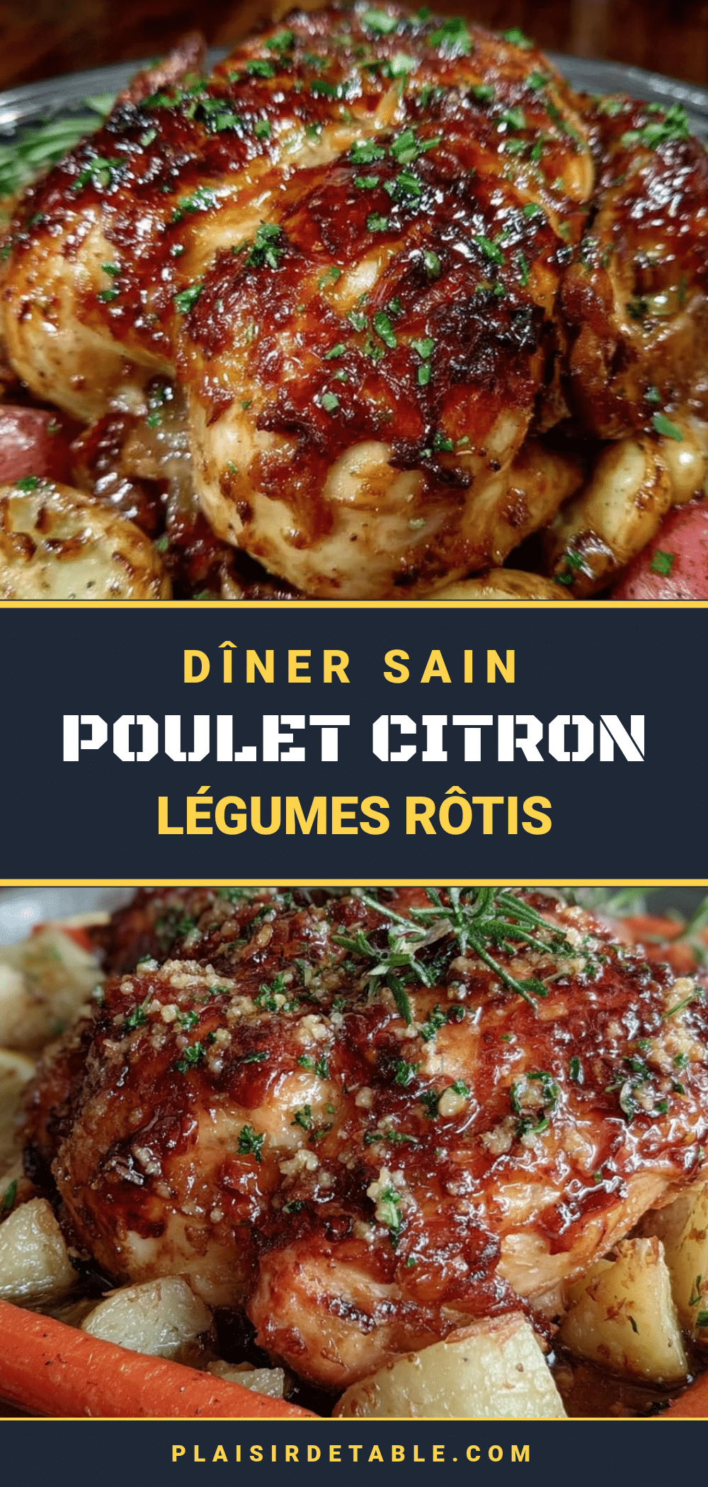 poulet rôti au citron et aux herbes recipe