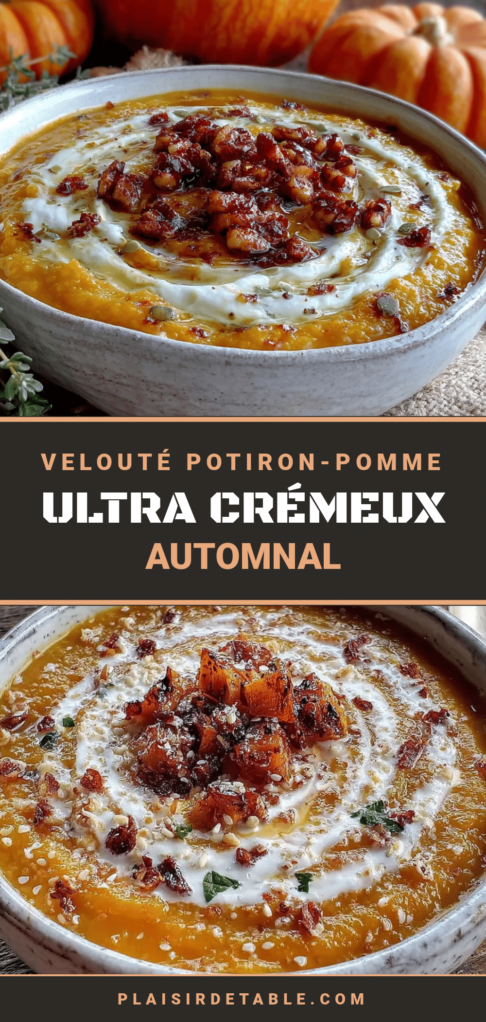 velouté potiron-pomme recipe