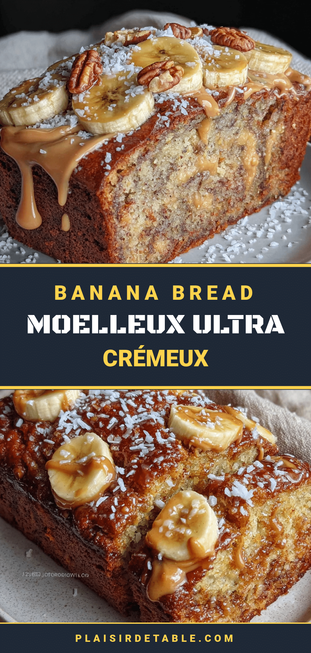 banana bread moelleux ultra crémeux recipe