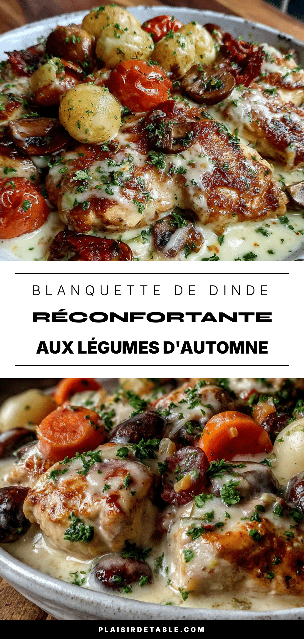 blanquette de dinde aux légumes d’automne recipe