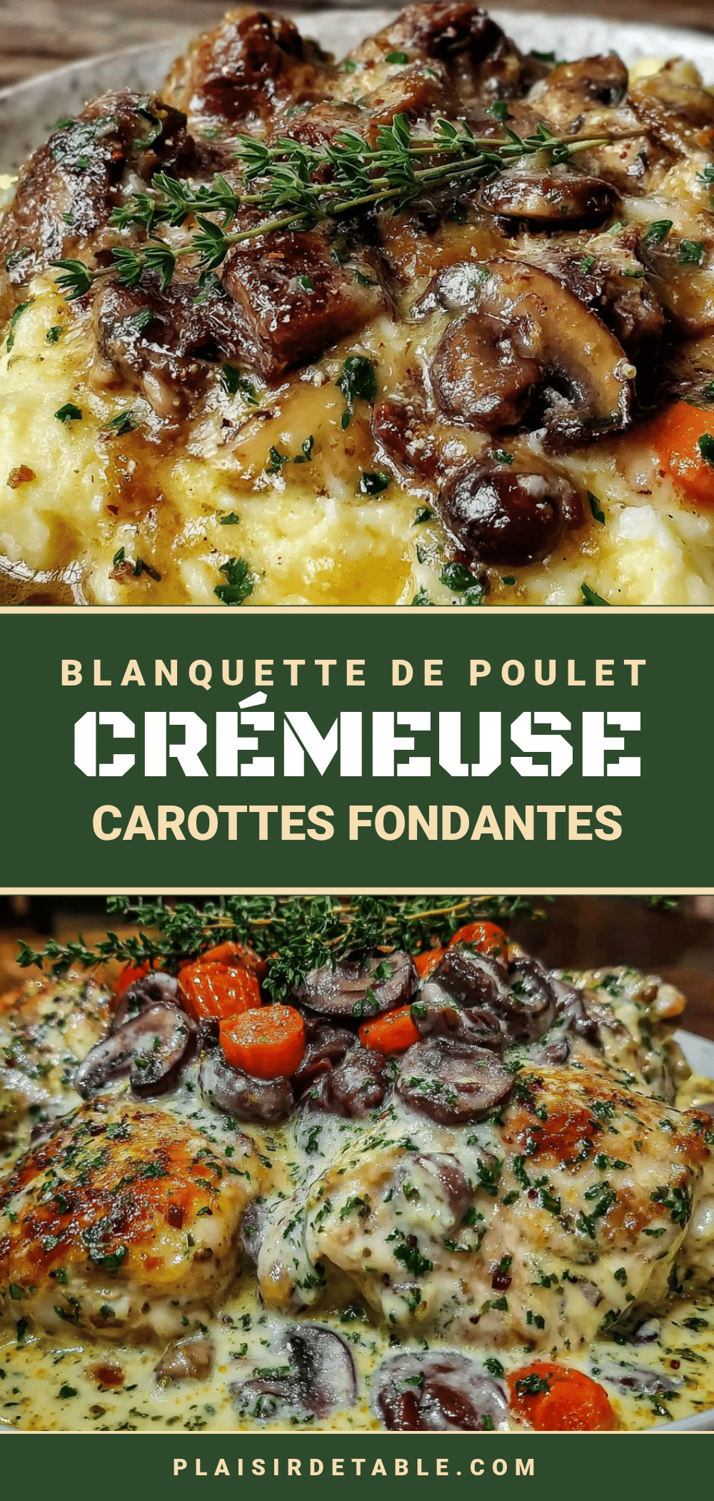 blanquette de poulet aux carottes recipe