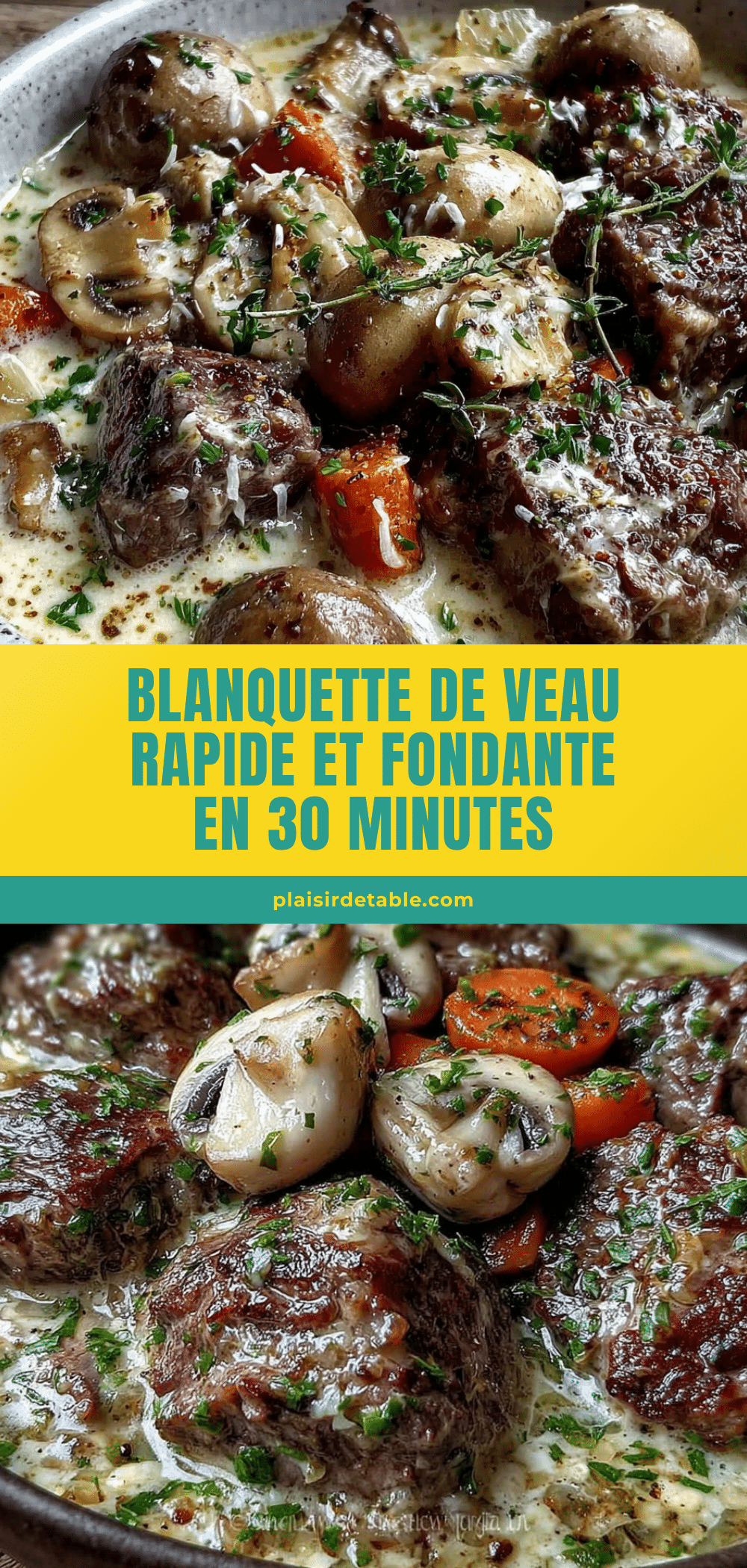 blanquette de veau rapide recipe