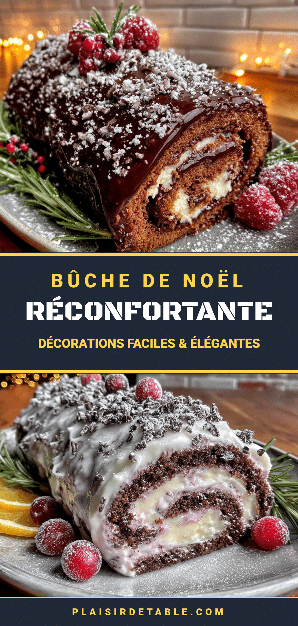 bûche de Noël réconfortante recipe