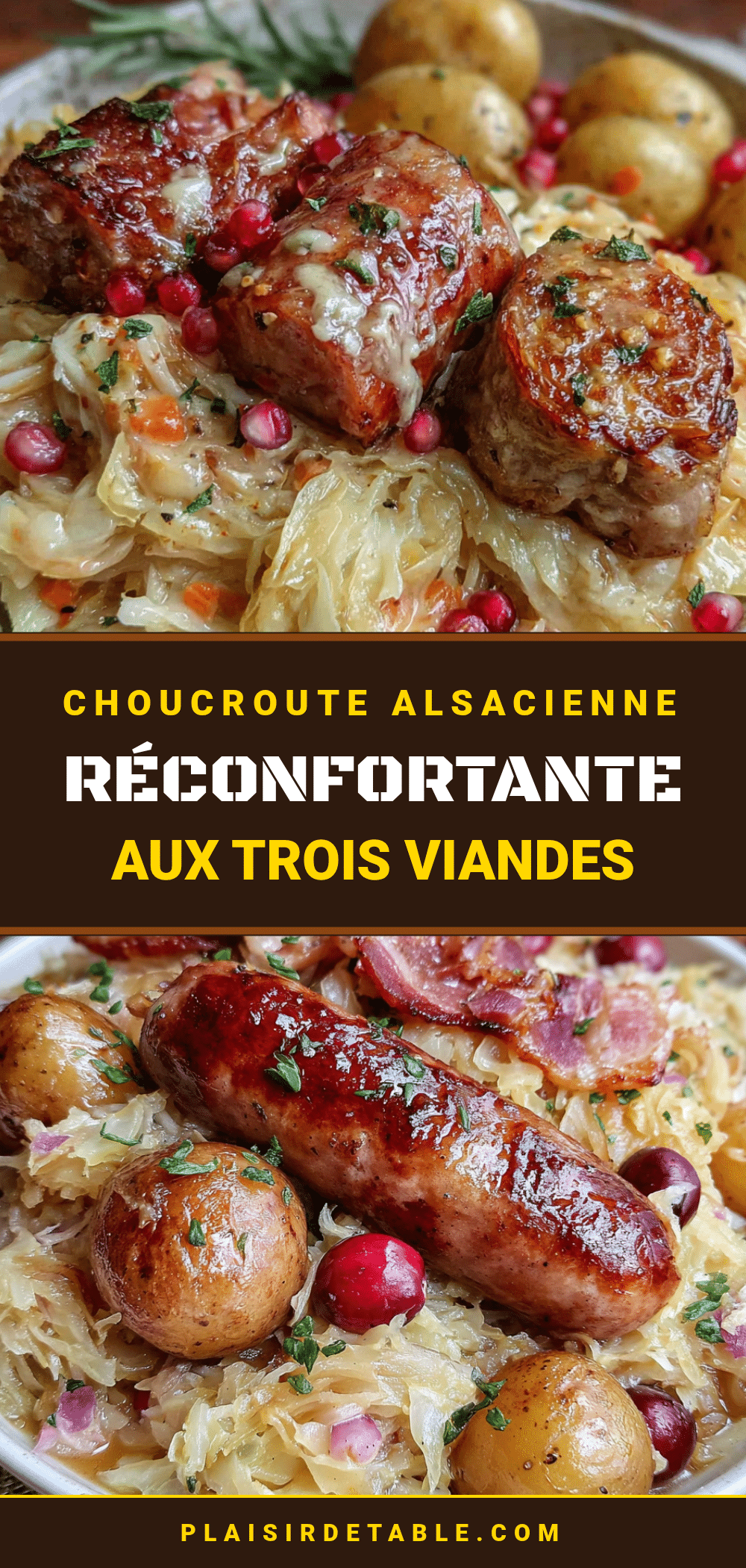choucroute alsacienne aux trois viandes recipe