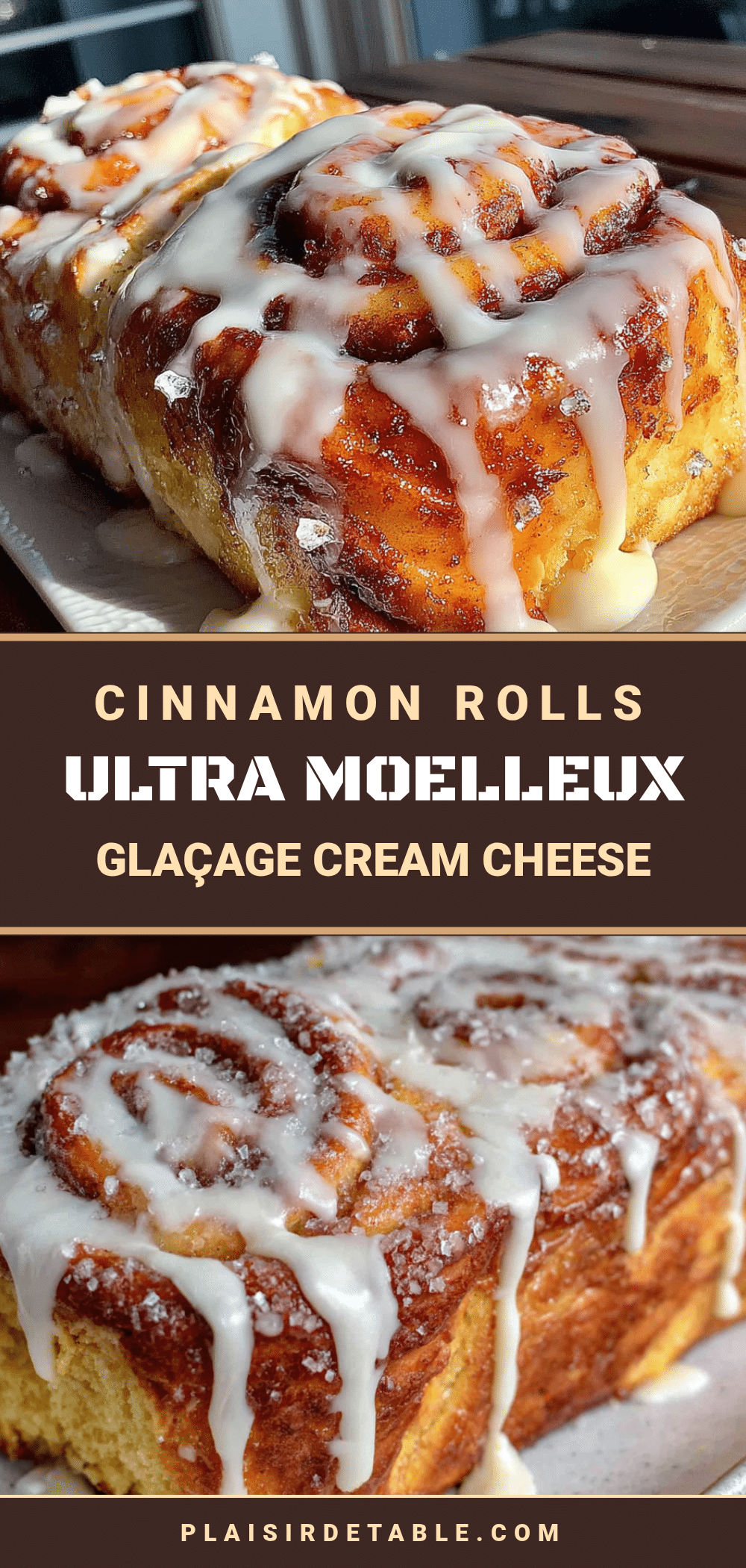 cinnamon rolls ultra moelleux au glaçage cream cheese recipe