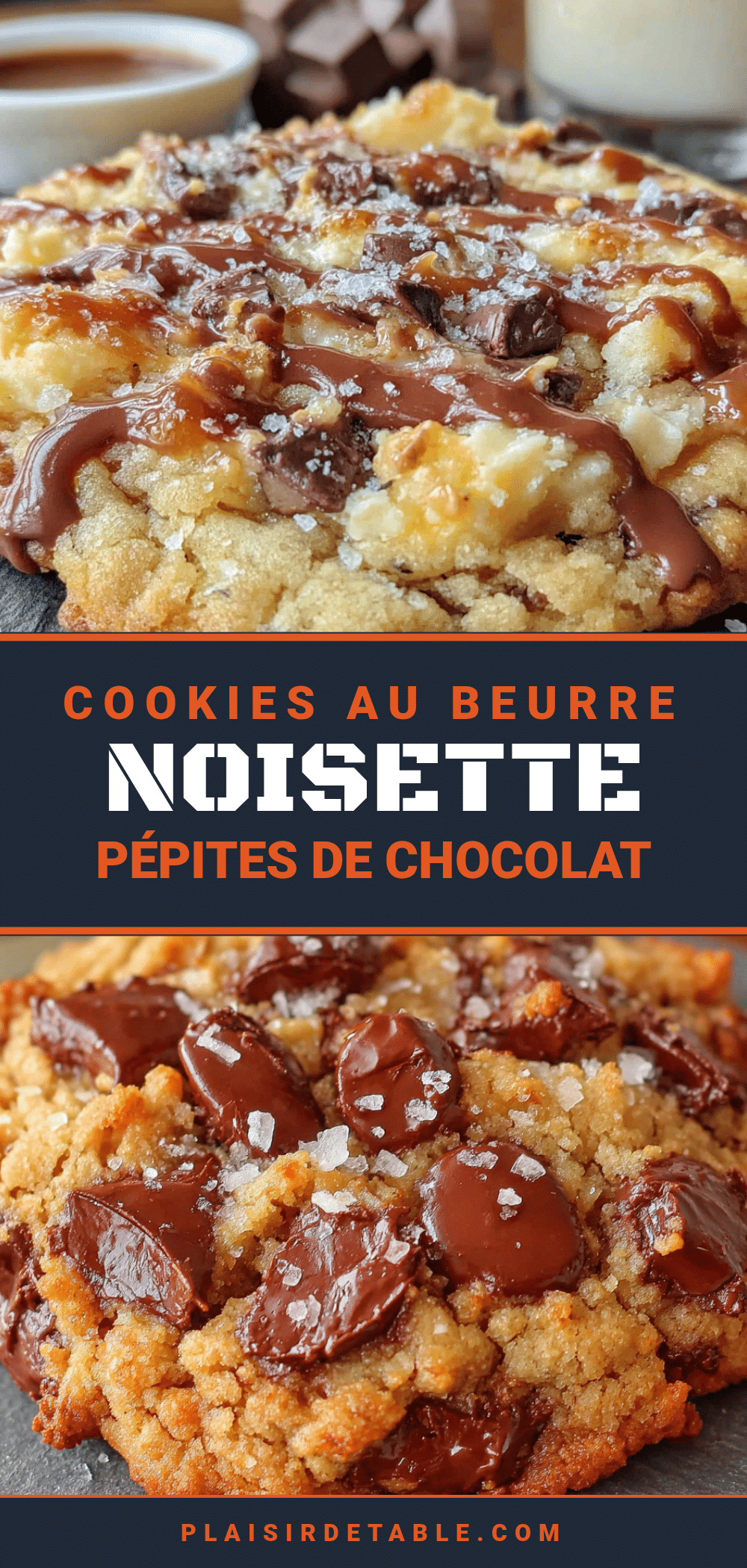 cookies aux pépites de chocolat au beurre noisette recipe