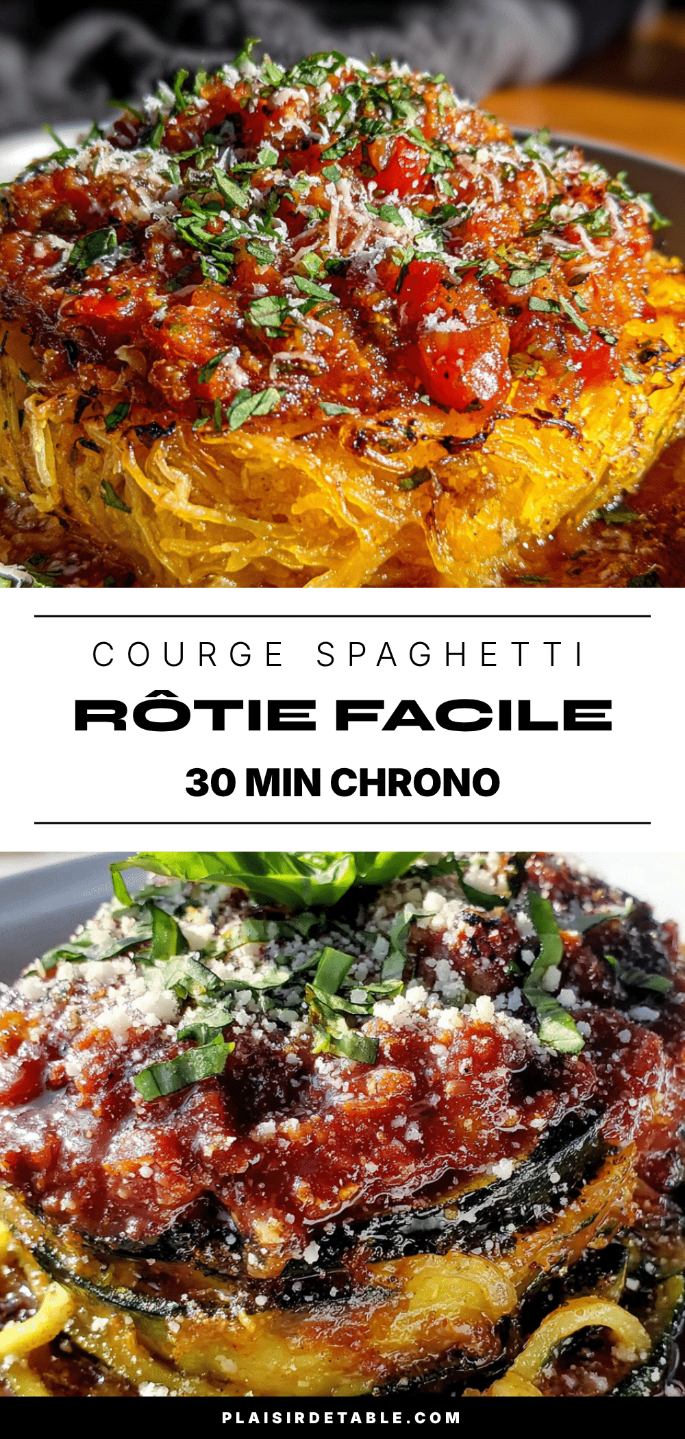 courge spaghetti rôtie facile recipe