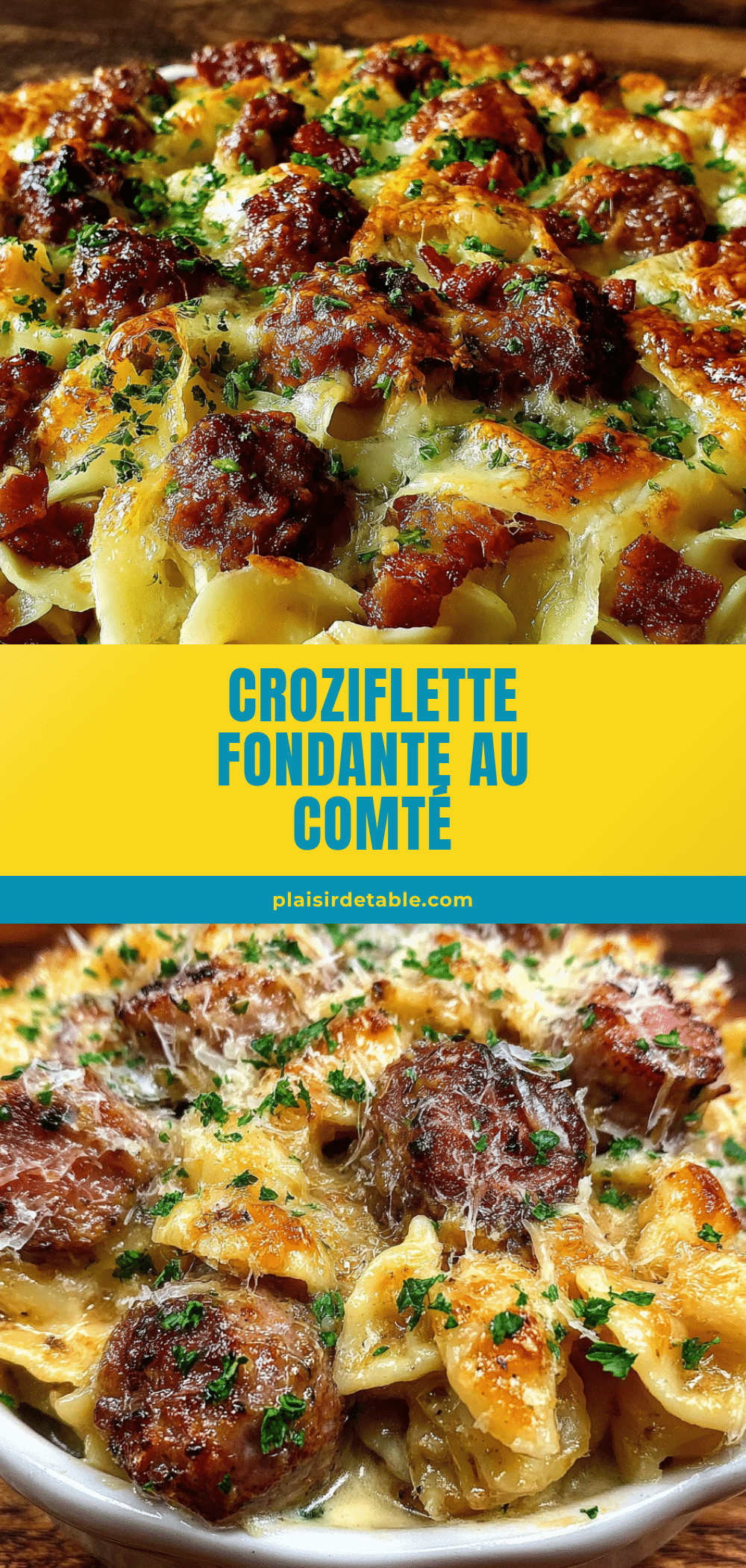 croziflette fondante au comté recipe