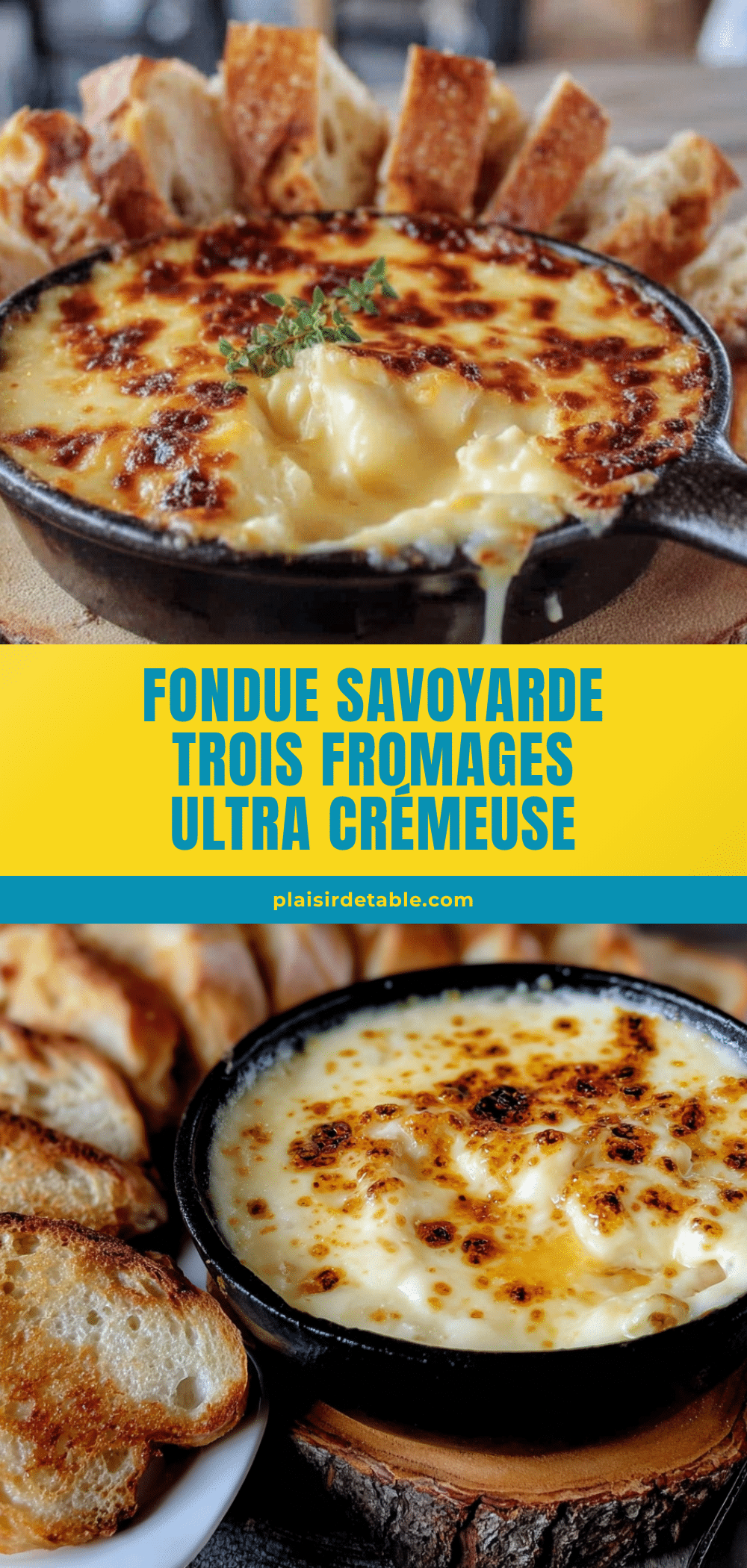 fondue savoyarde trois fromages recipe