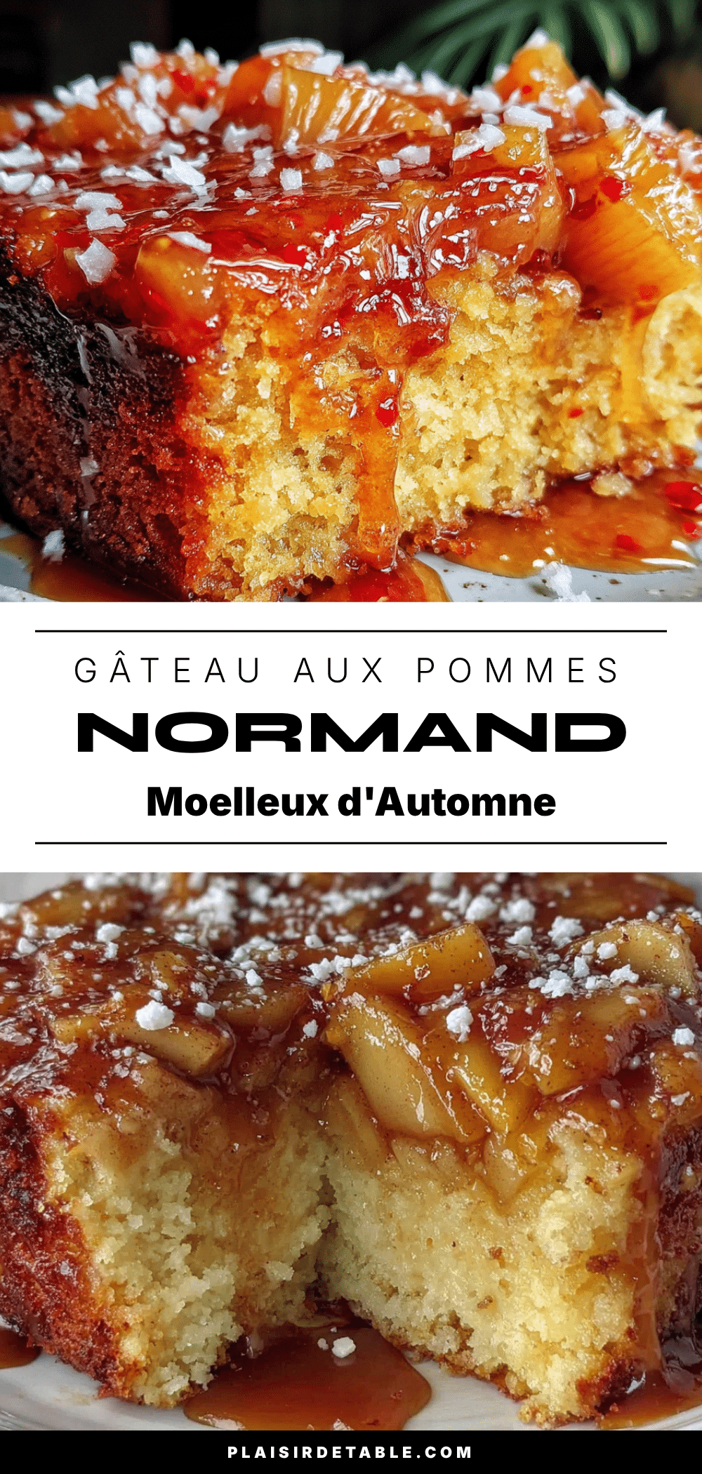 gâteau aux pommes normand moelleux recipe