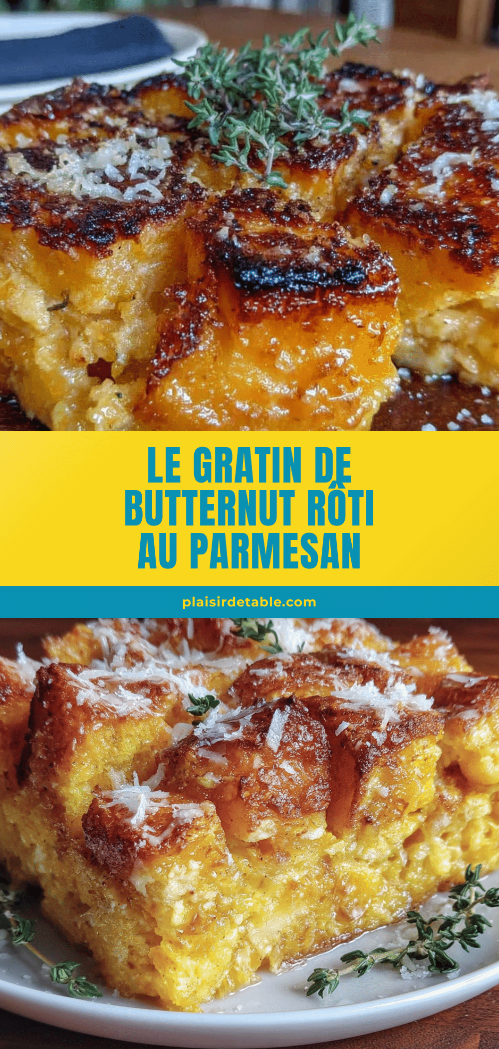 gratin de butternut rôti au parmesan croustillant recipe
