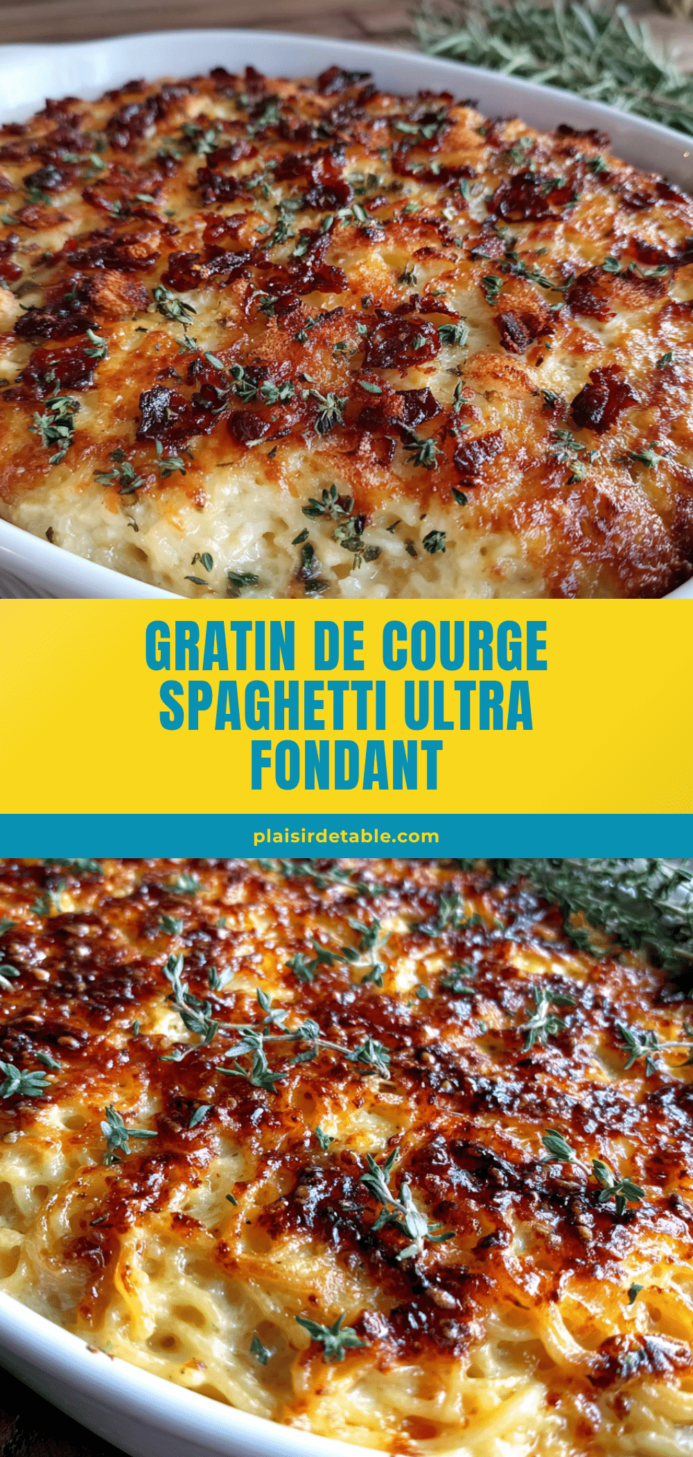gratin de courge spaghetti ultra fondant recipe