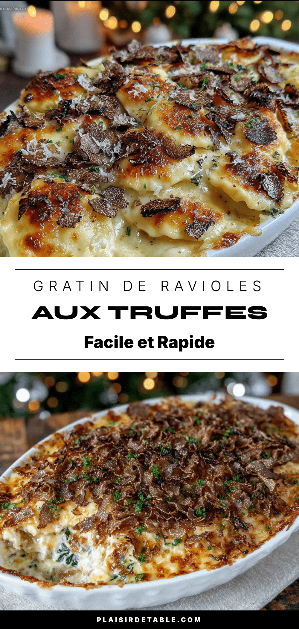 gratin de ravioles aux truffes facile recipe