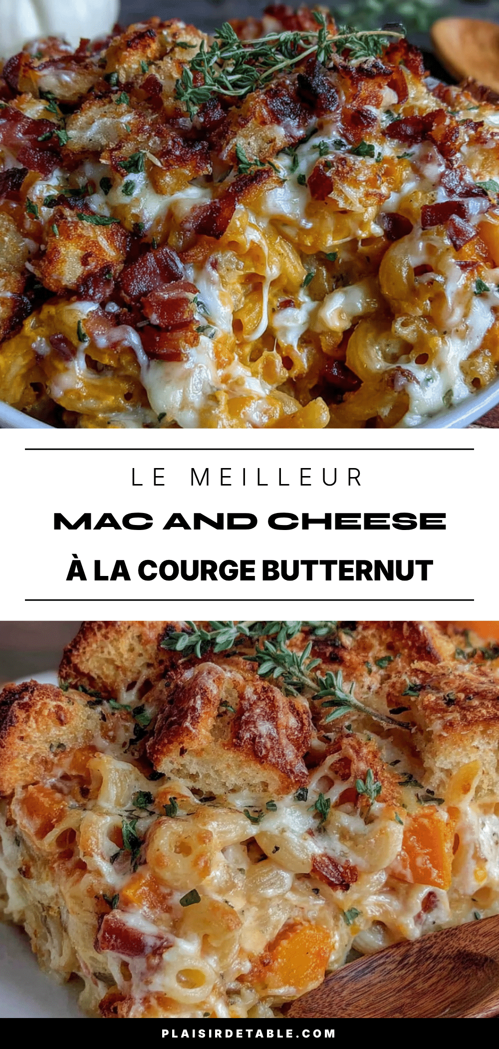 mac and cheese à la courge butternut recipe