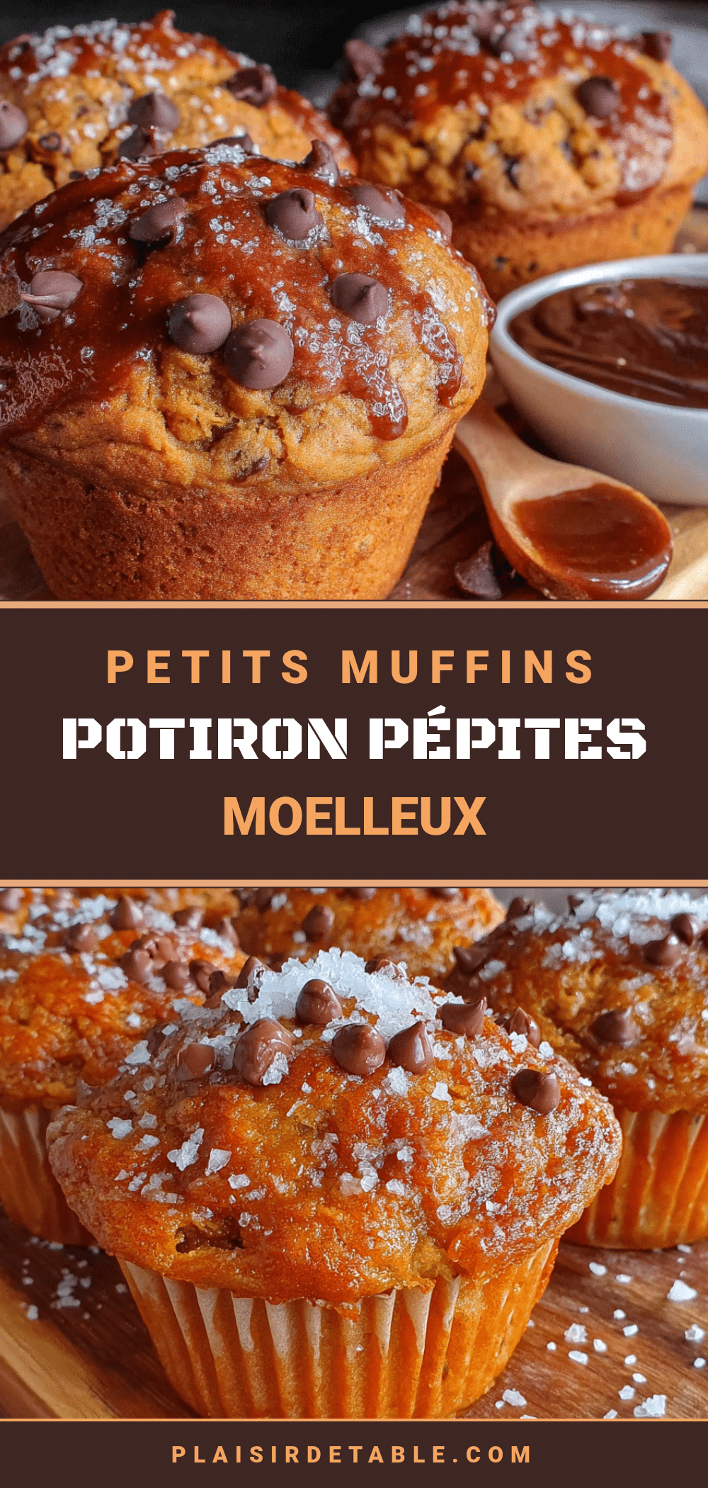 muffins potiron pépites chocolat recipe