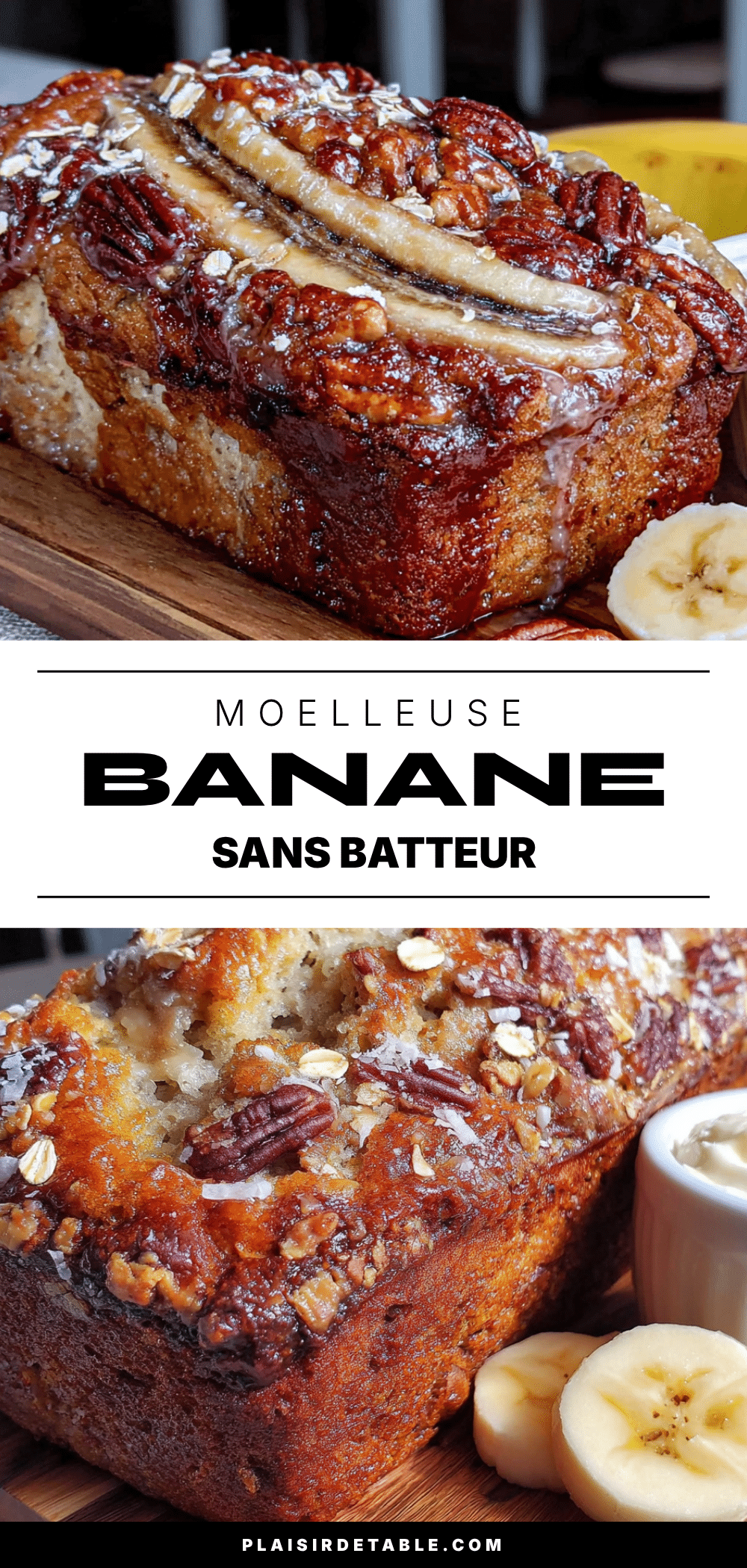 pain moelleux aux bananes sans batteur recipe