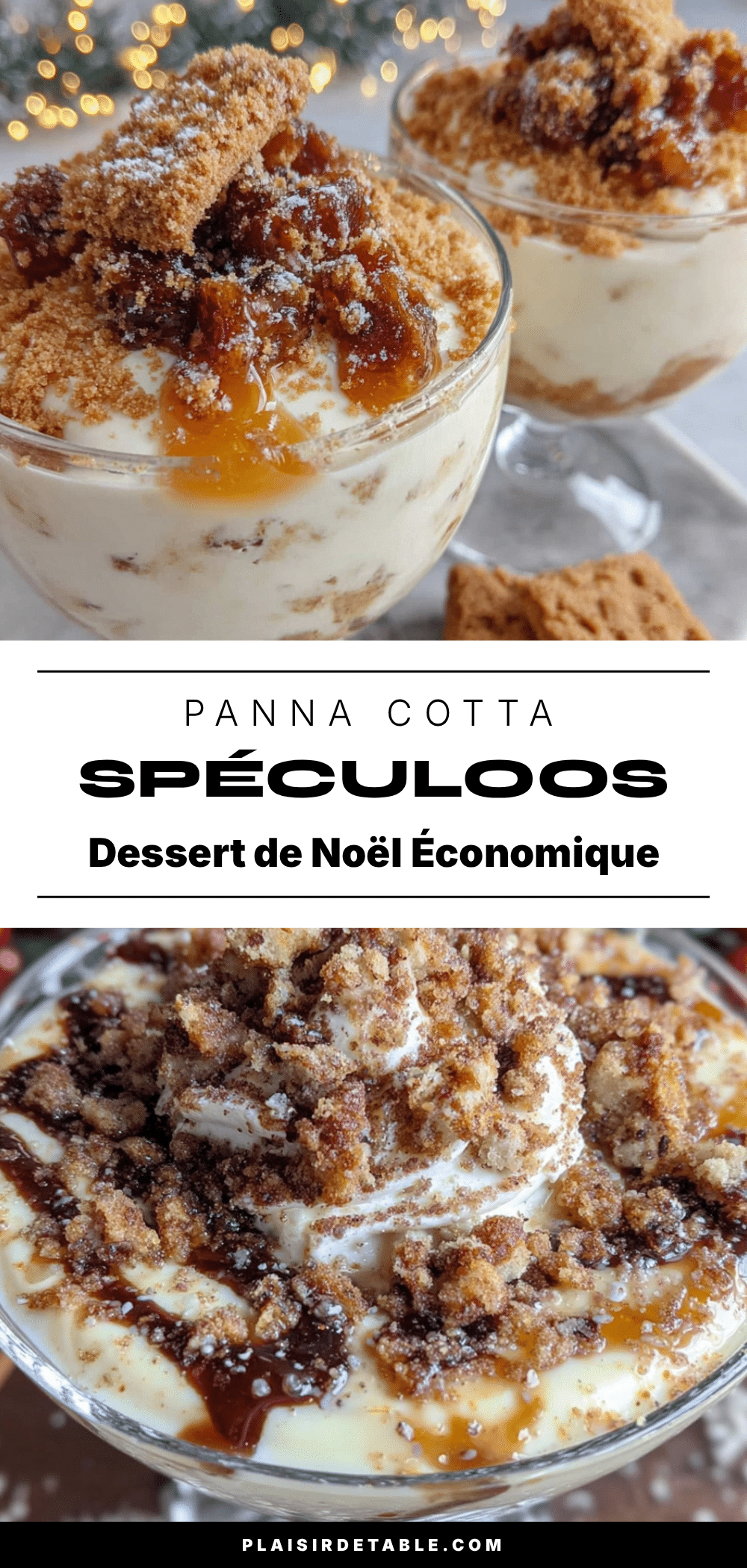 panna cotta spéculoos recipe
