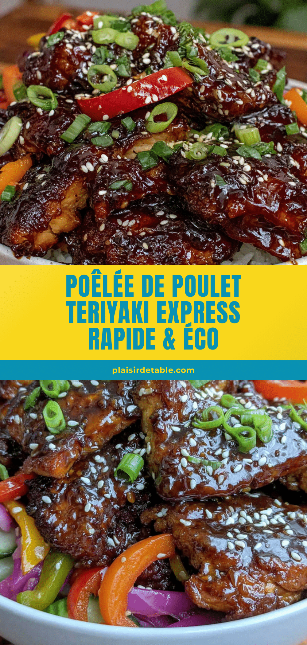 poêlée de poulet teriyaki express recipe