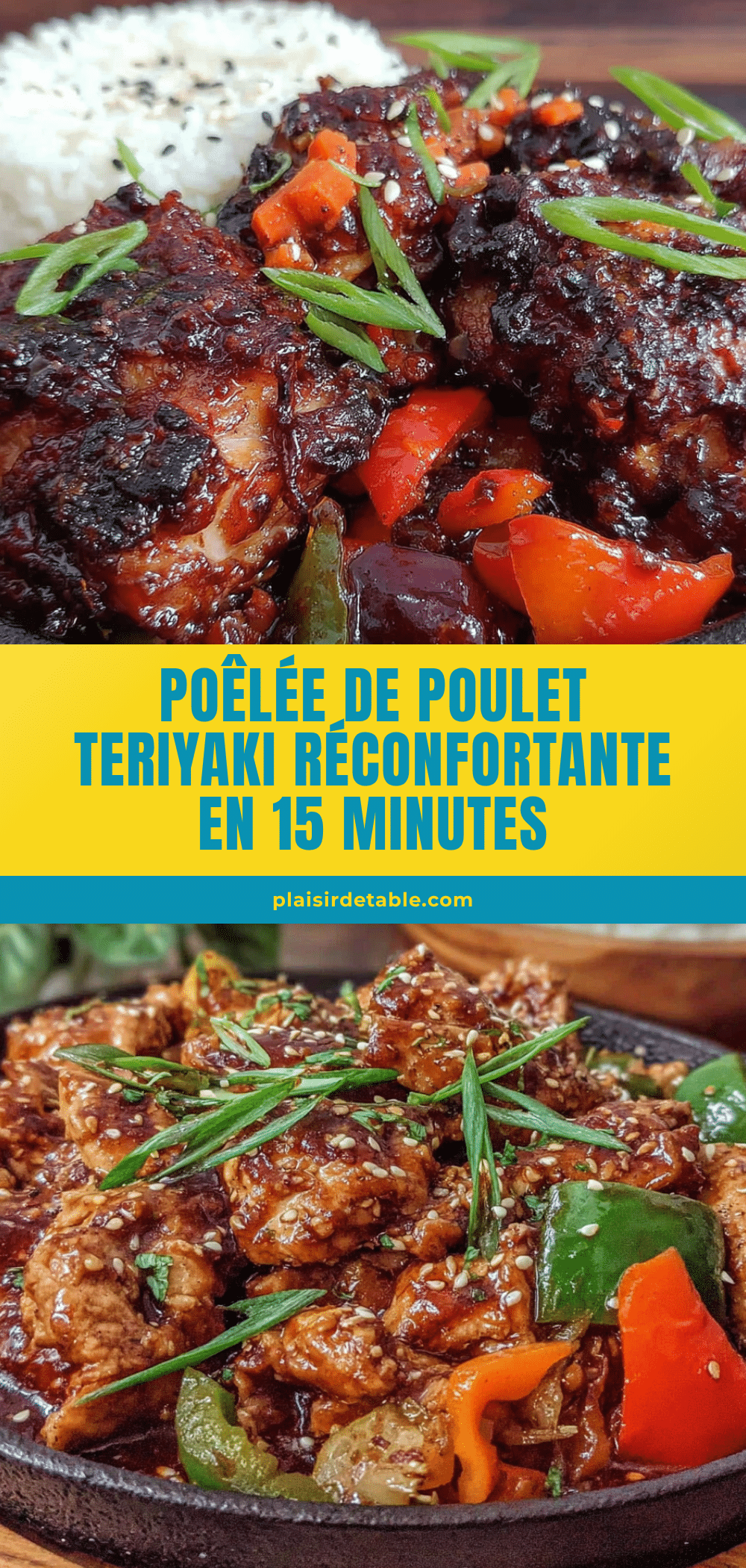 poêlée de poulet teriyaki réconfortante en 15 minutes recipe