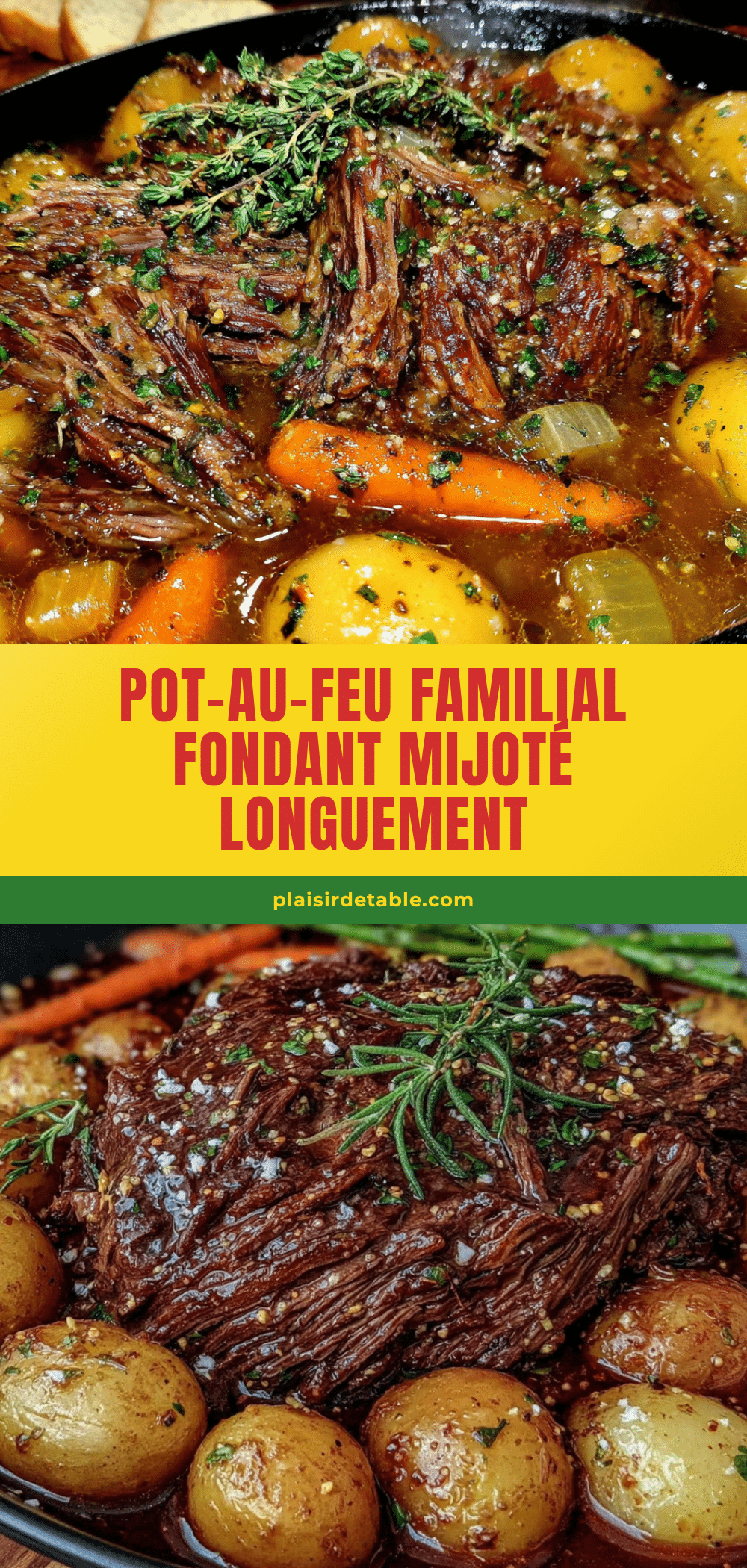 pot-au-feu familial fondant mijoté longuement recipe