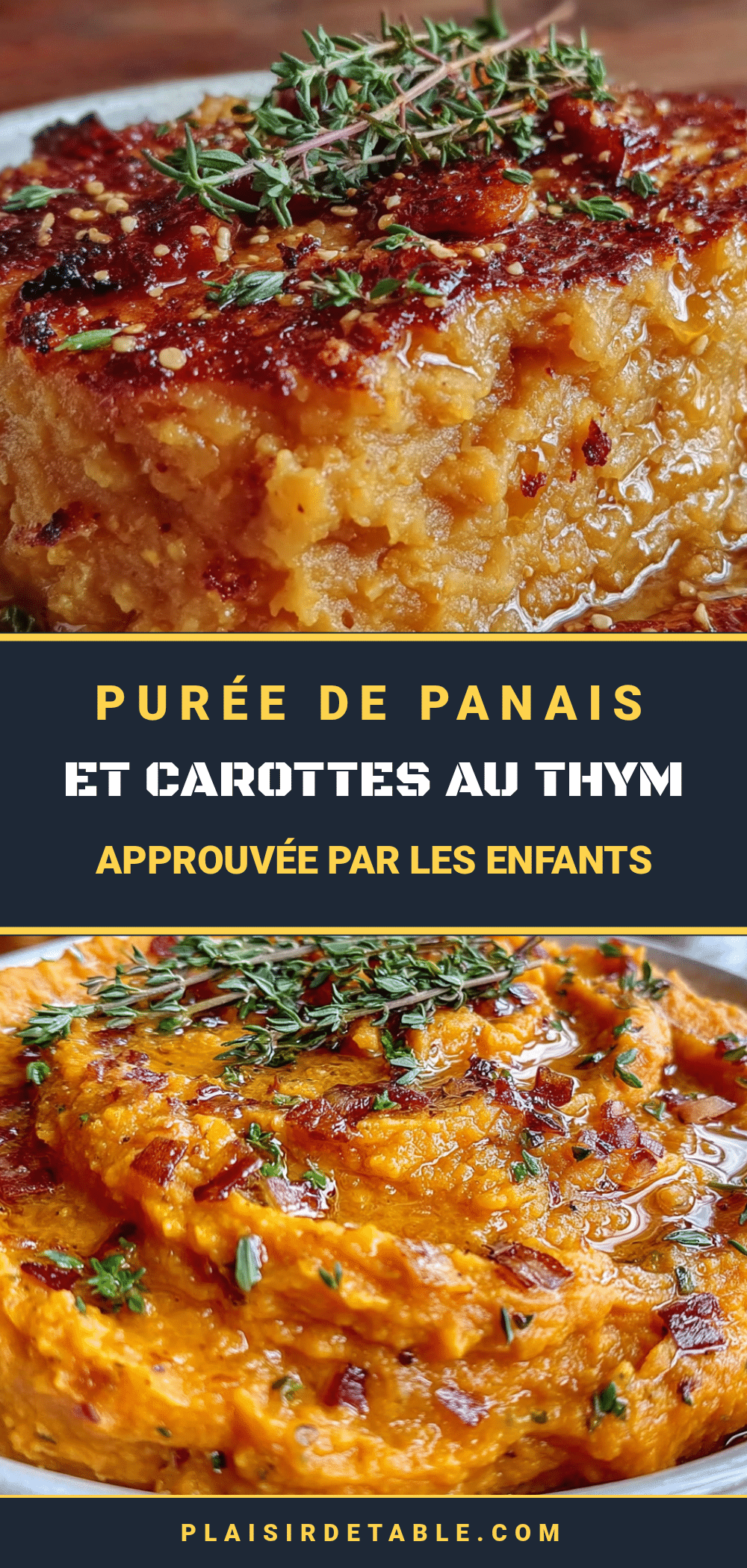 purée de panais et carottes au thym recipe