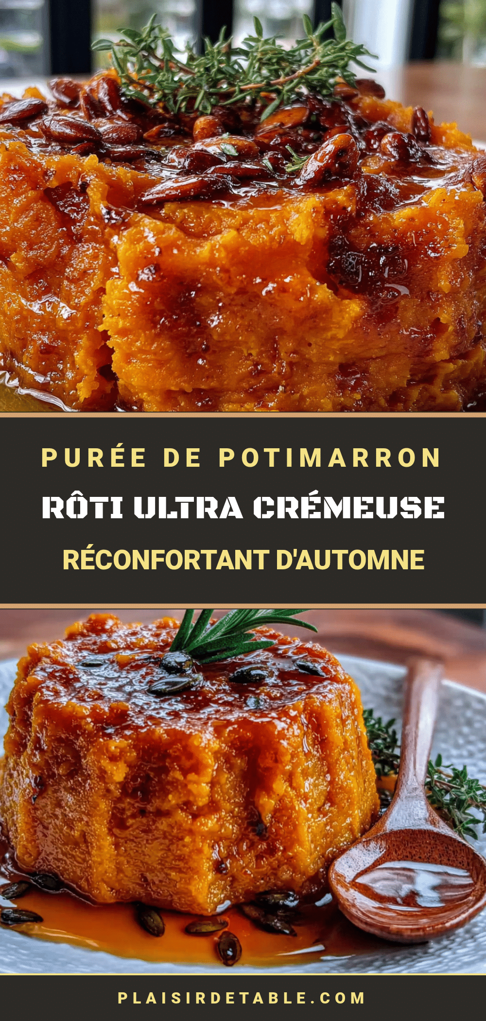 purée de potimarron rôti crémeuse recipe